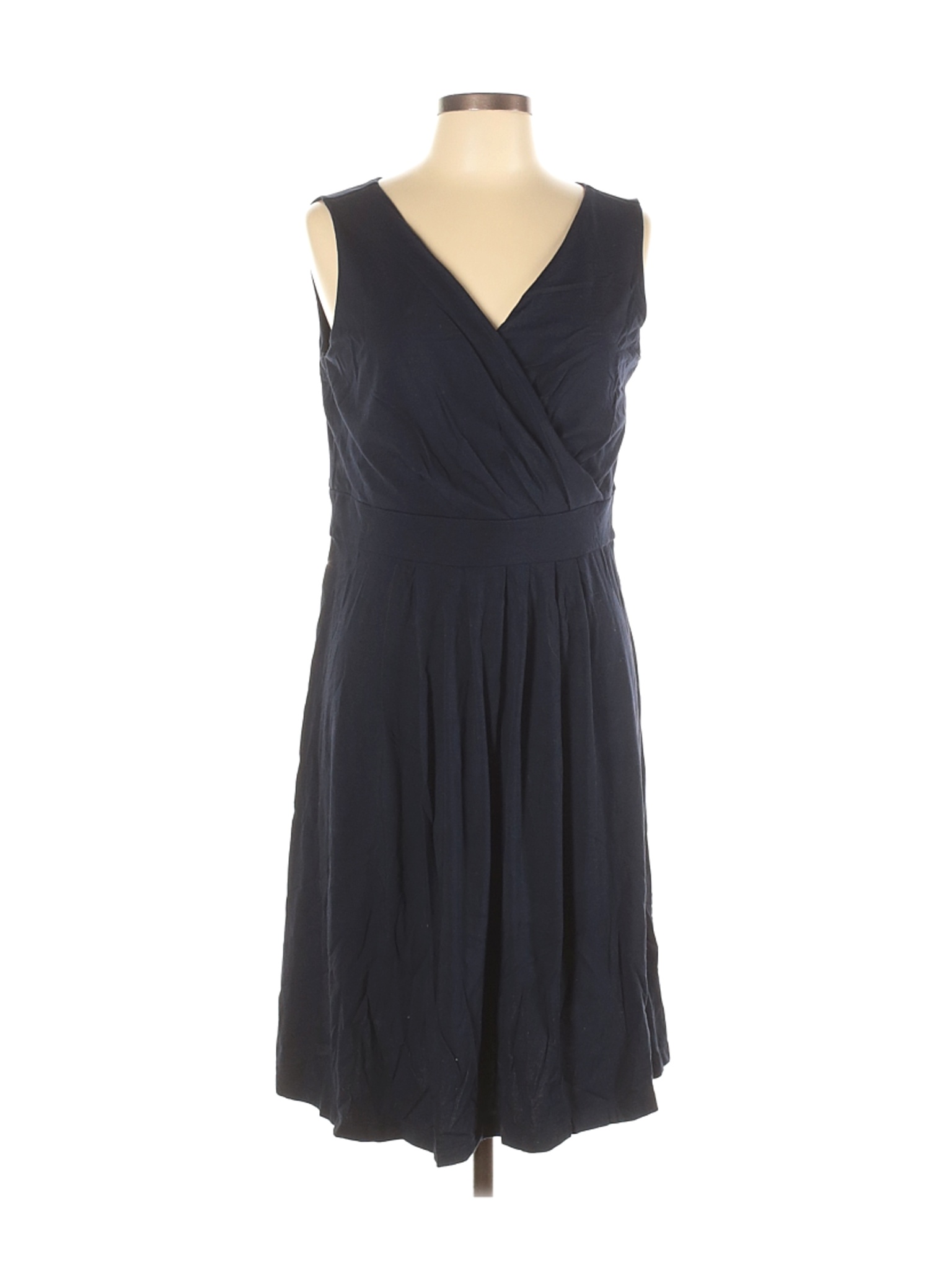 Lands' End Women Black Casual Dress L | eBay