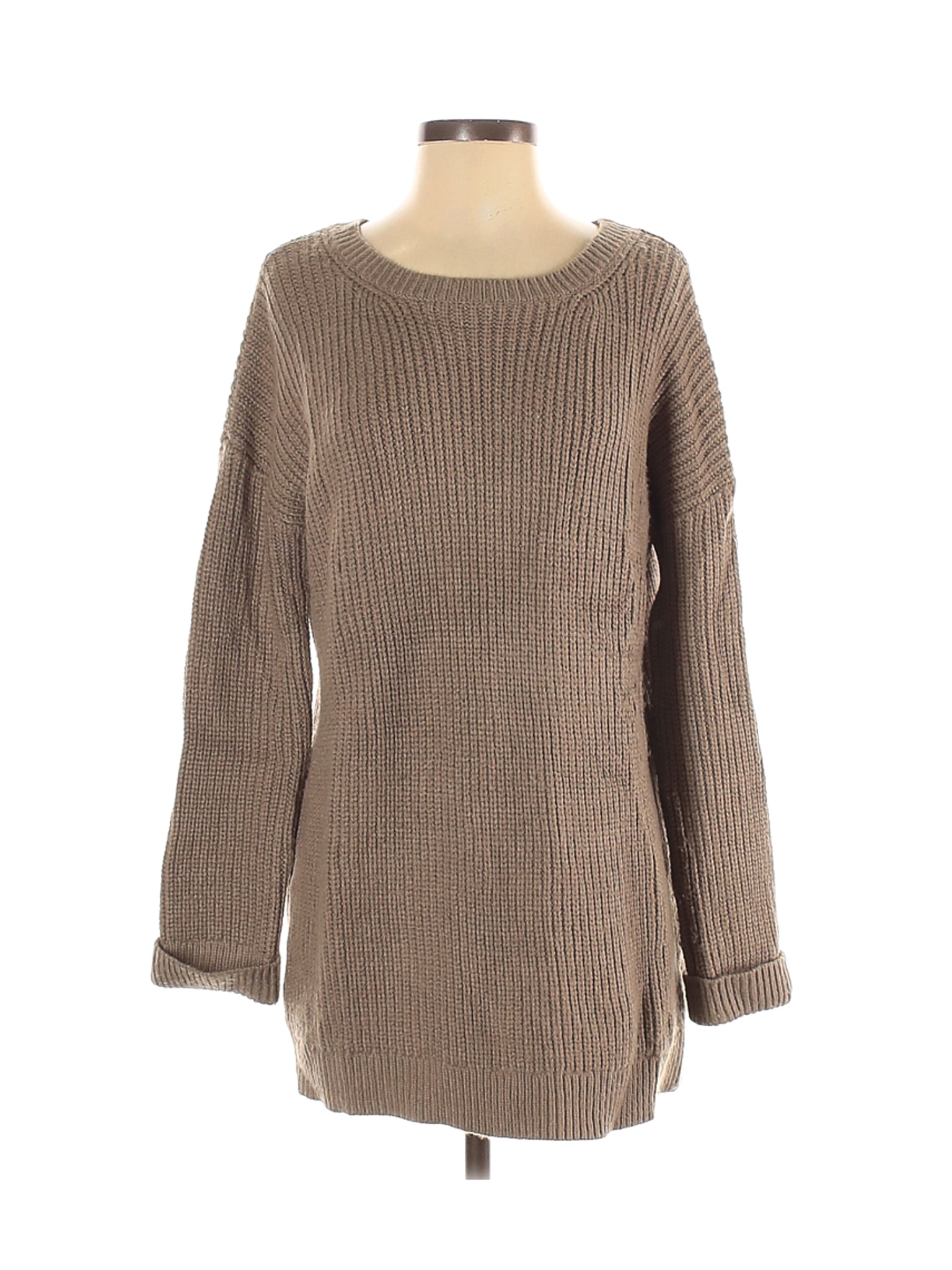 Forever 21 Women Brown Pullover Sweater S | eBay