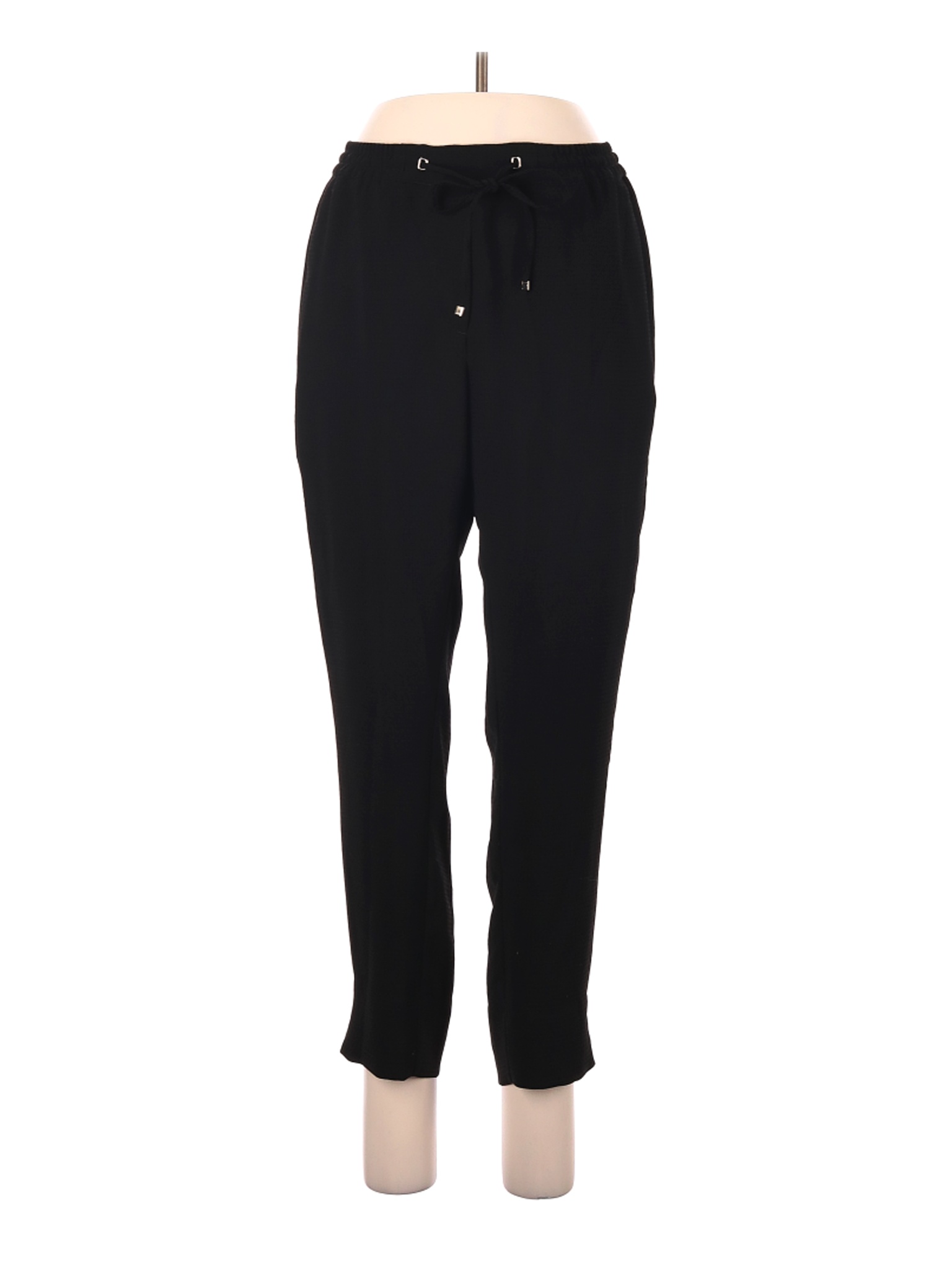H&M Women Black Casual Pants 10 | eBay