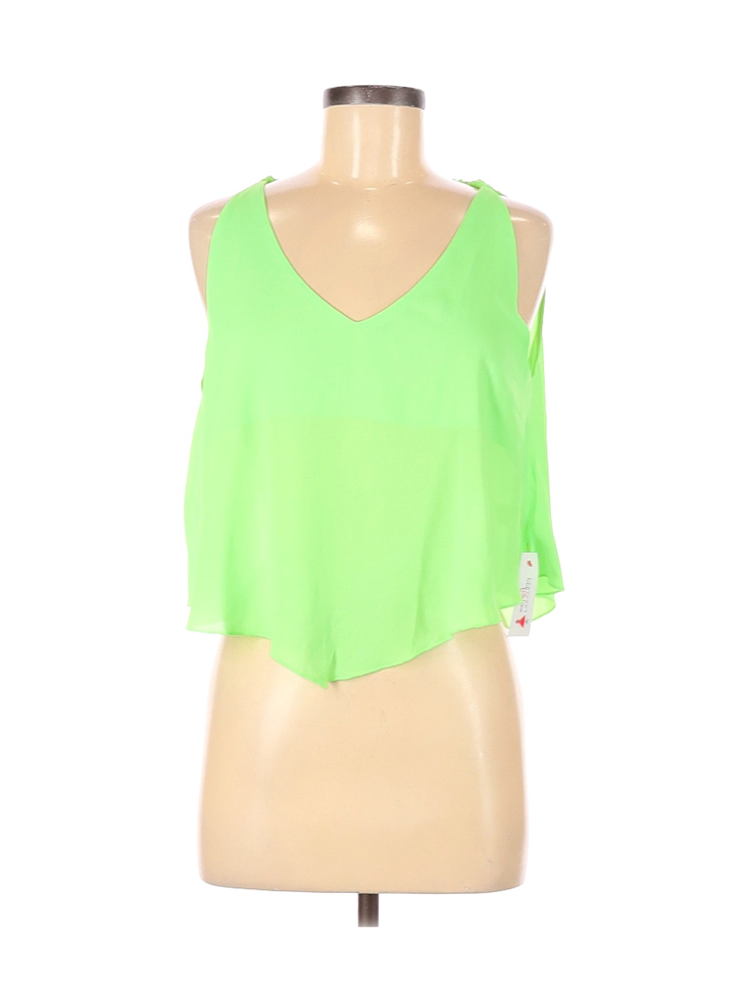 NWT Fun2Fun Women Green Sleeveless Blouse M | eBay