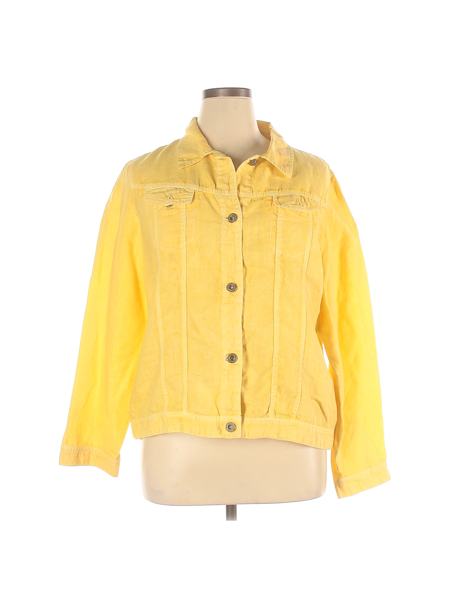 Chico's Women Yellow Jacket XL | eBay