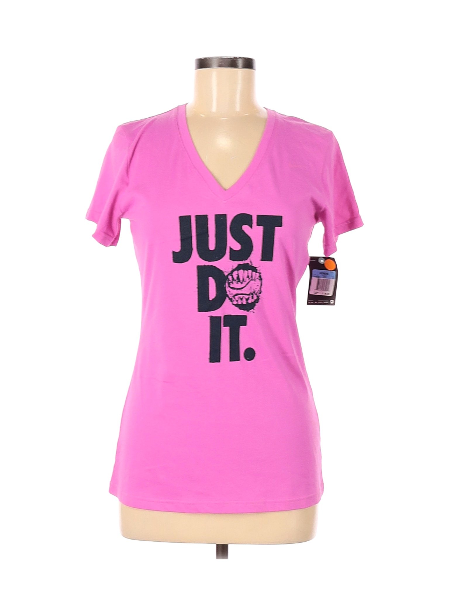 NWT Nike Women Pink Active T-Shirt M | eBay