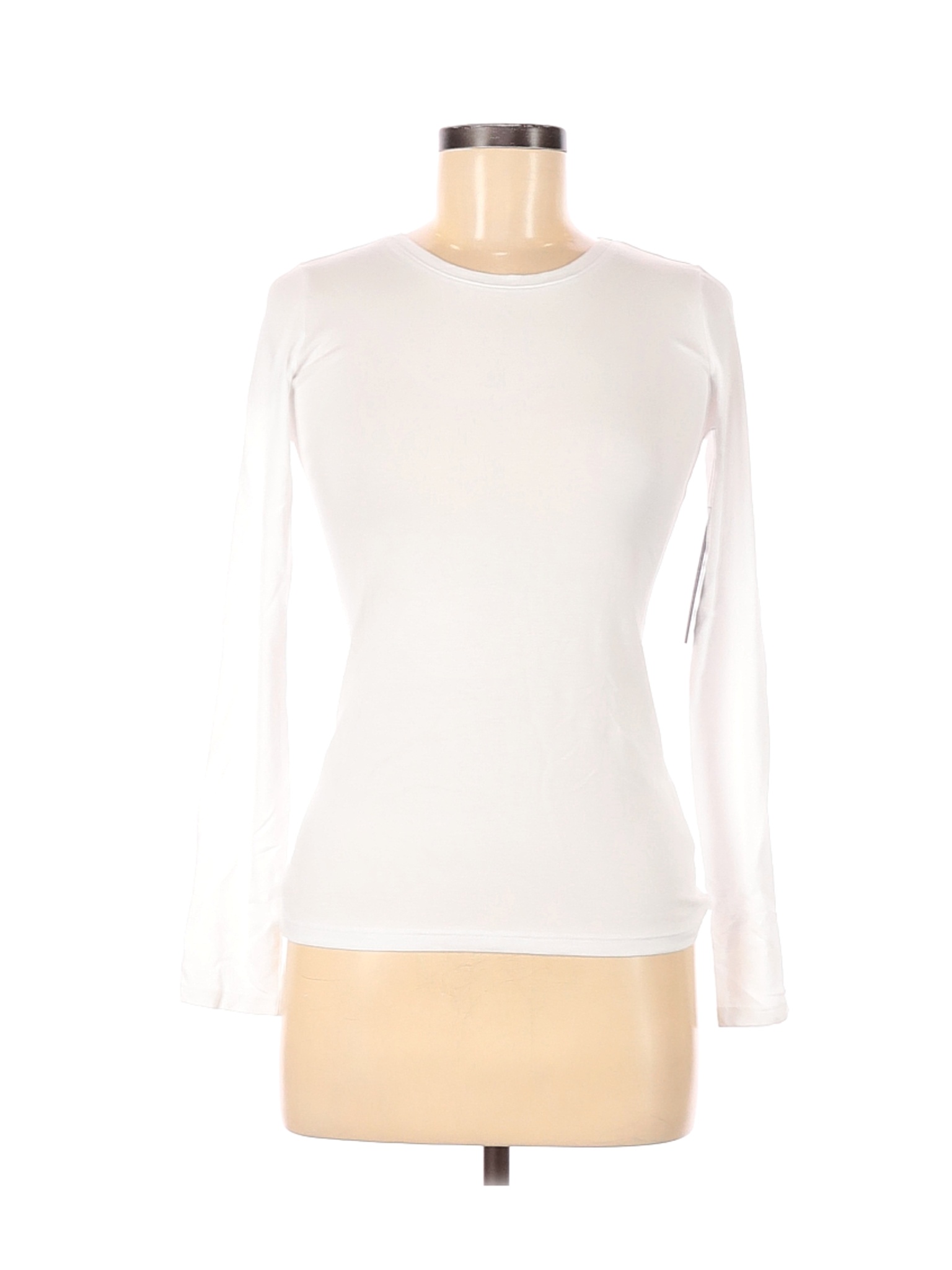 NWT Tahari Women White Long Sleeve T-Shirt XS | eBay