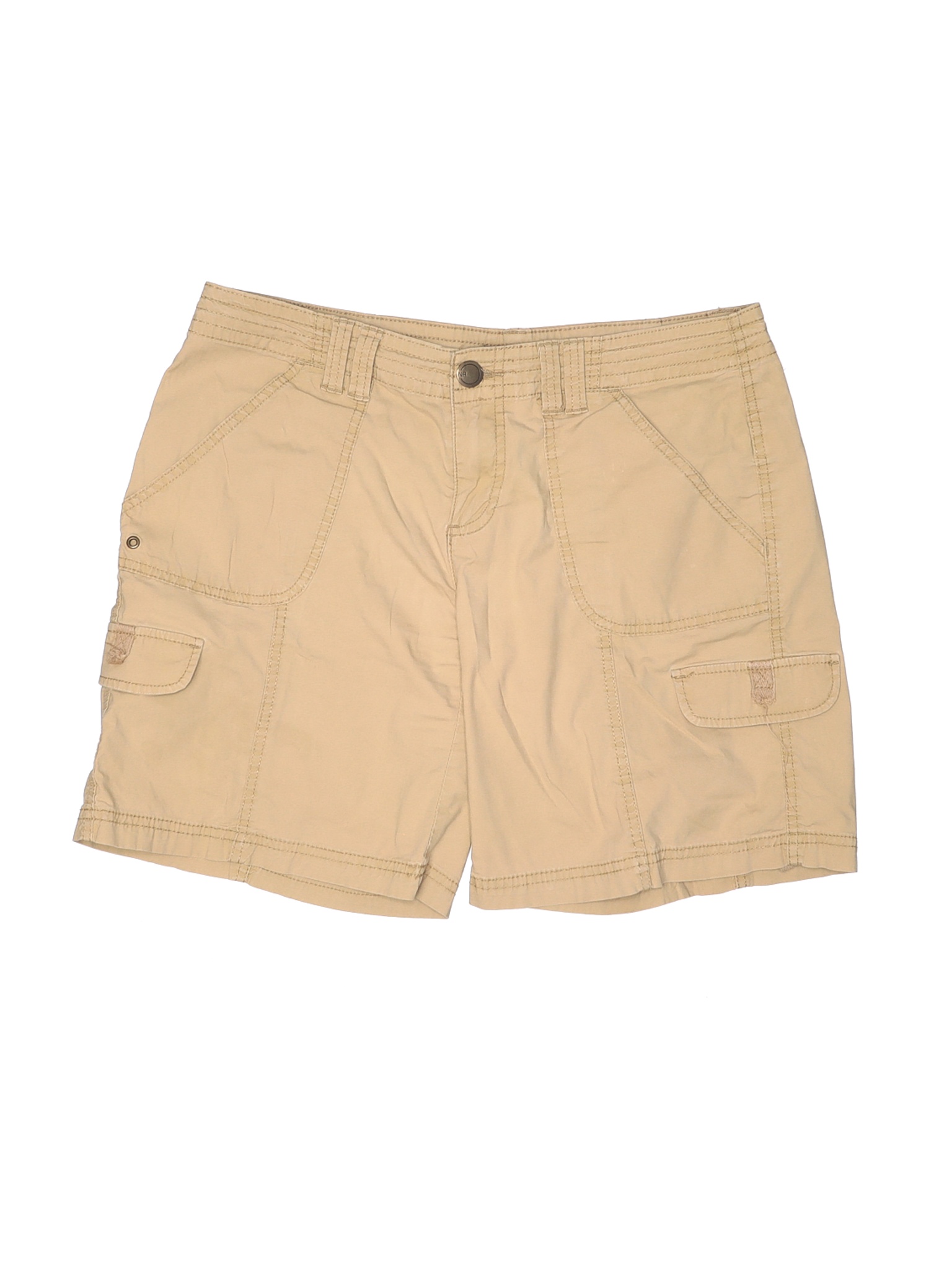 Natural Reflections Women Brown Cargo Shorts 8 | eBay
