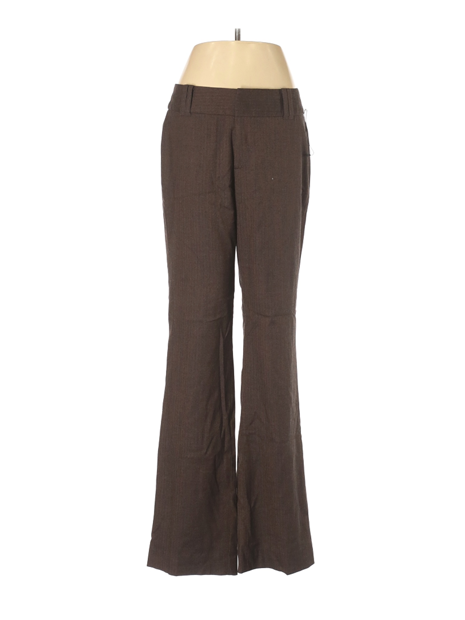 NWT Banana Republic Women Brown Wool Pants 6 | eBay