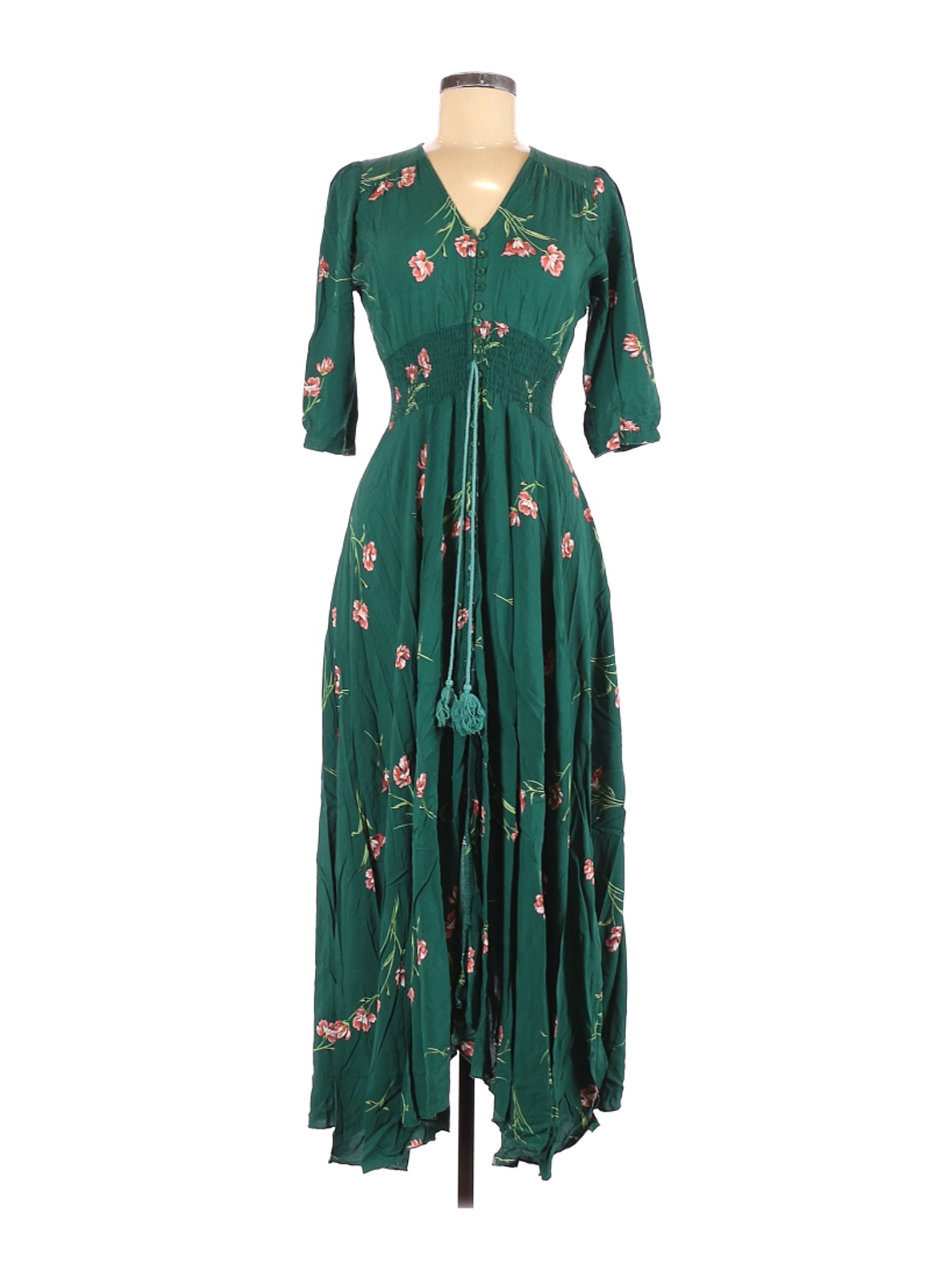Jaase Women Green Casual Dress M | eBay
