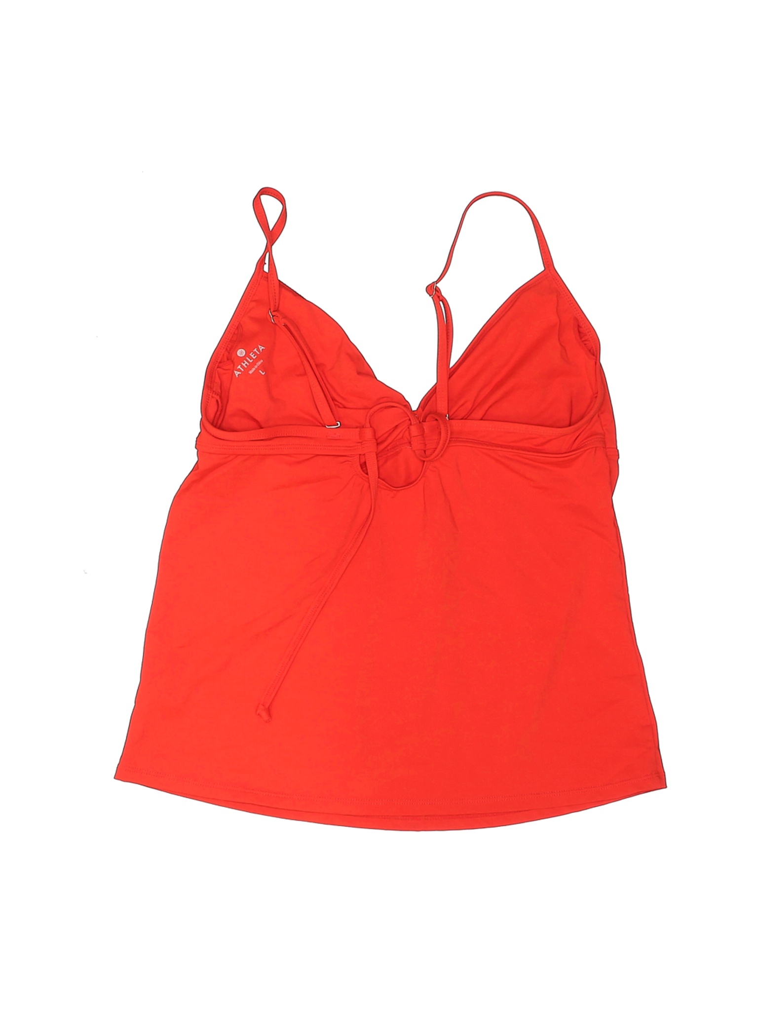 Athleta Women Orange Swimsuit Top L | eBay