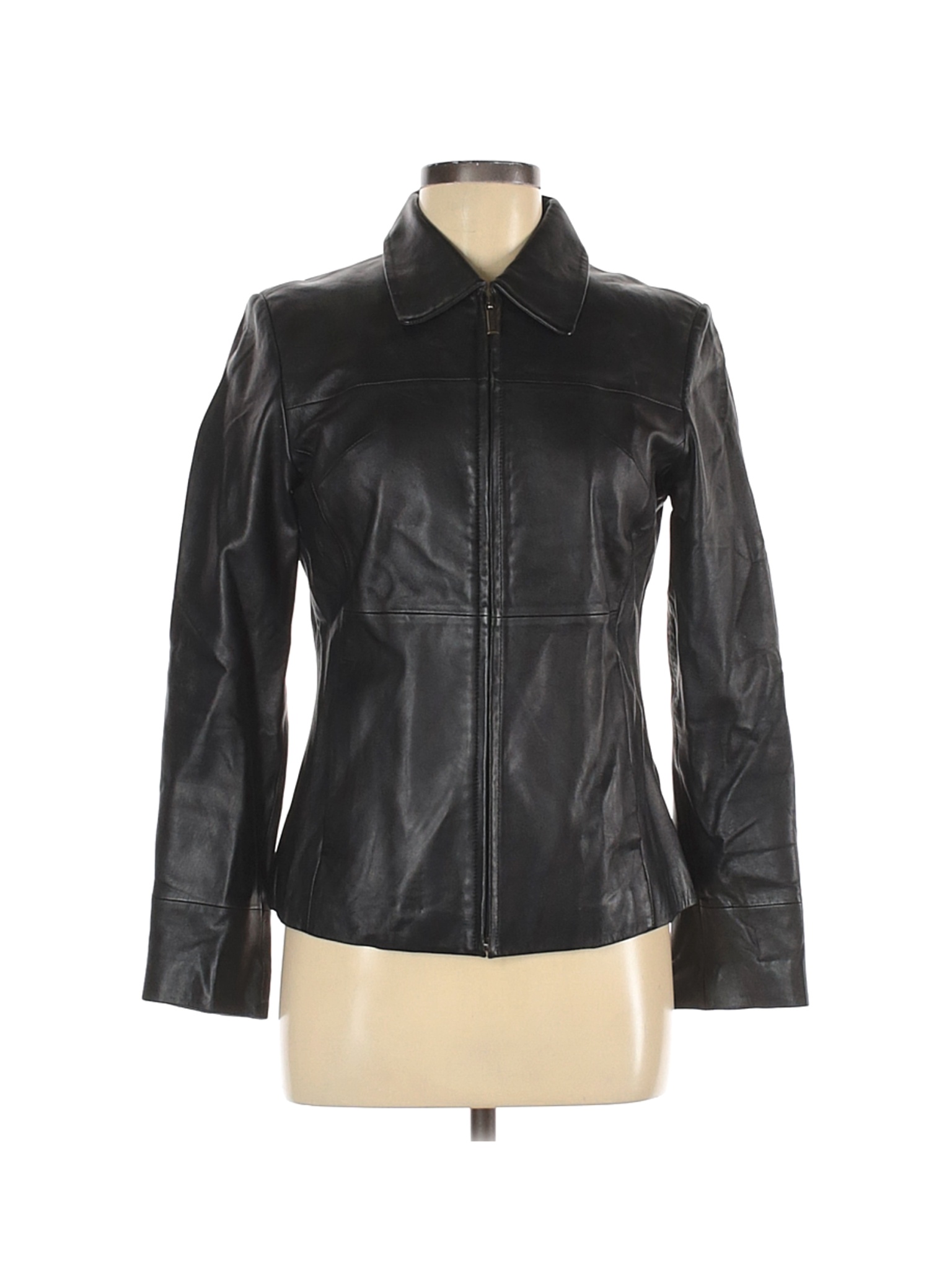 Wilsons Leather Women Black Leather Jacket M | eBay