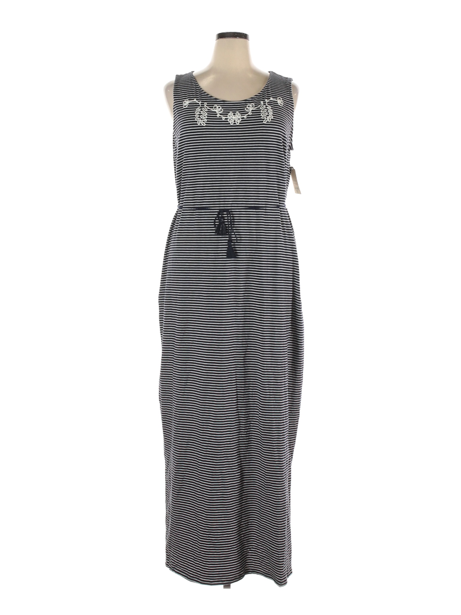 NWT St. John's Bay Women Gray Casual Dress XL | eBay