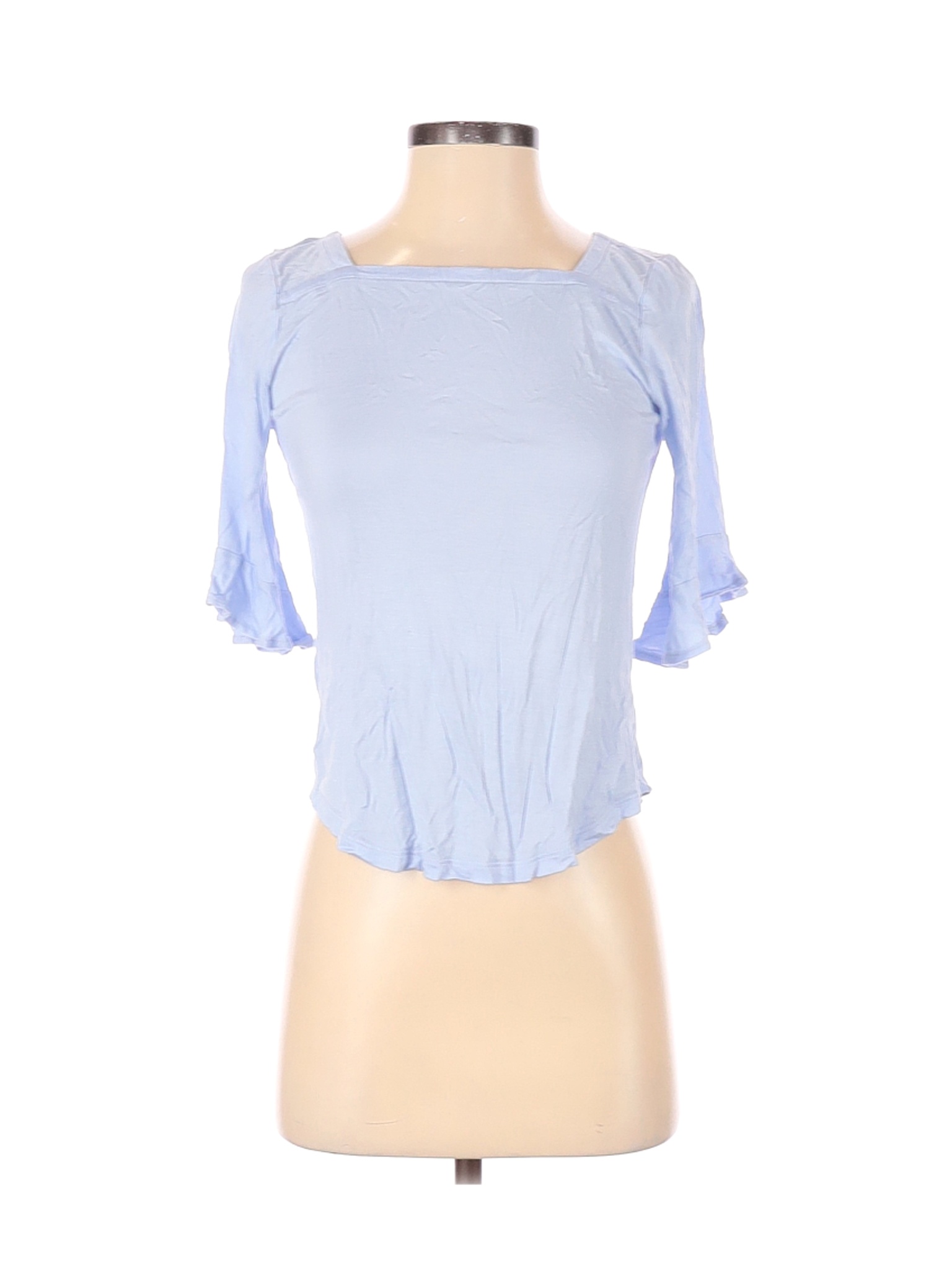 Ann Taylor LOFT Women Blue Short Sleeve Top XS | eBay