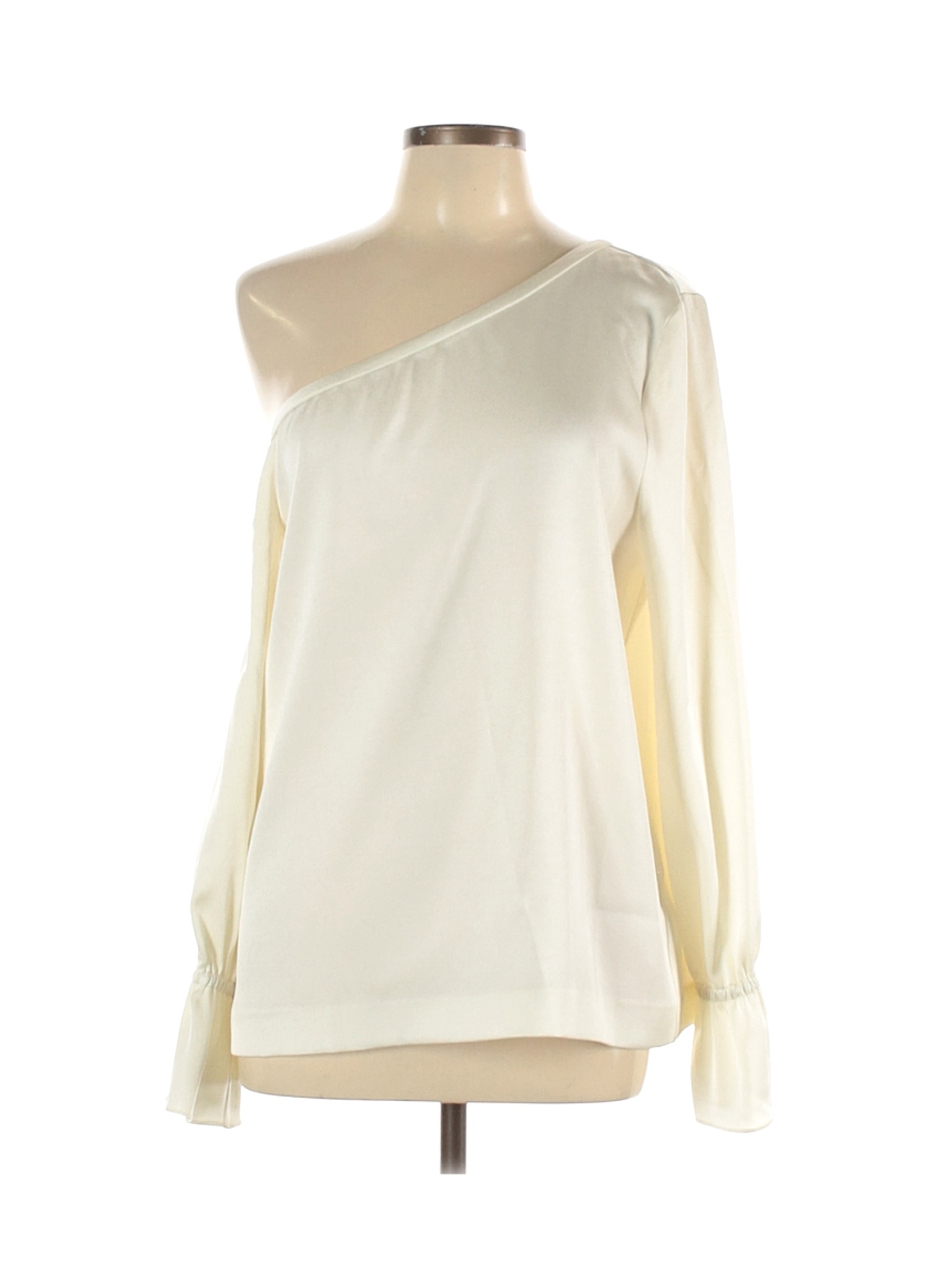 NWT Ramy Brook Women Ivory Long Sleeve Blouse L | eBay