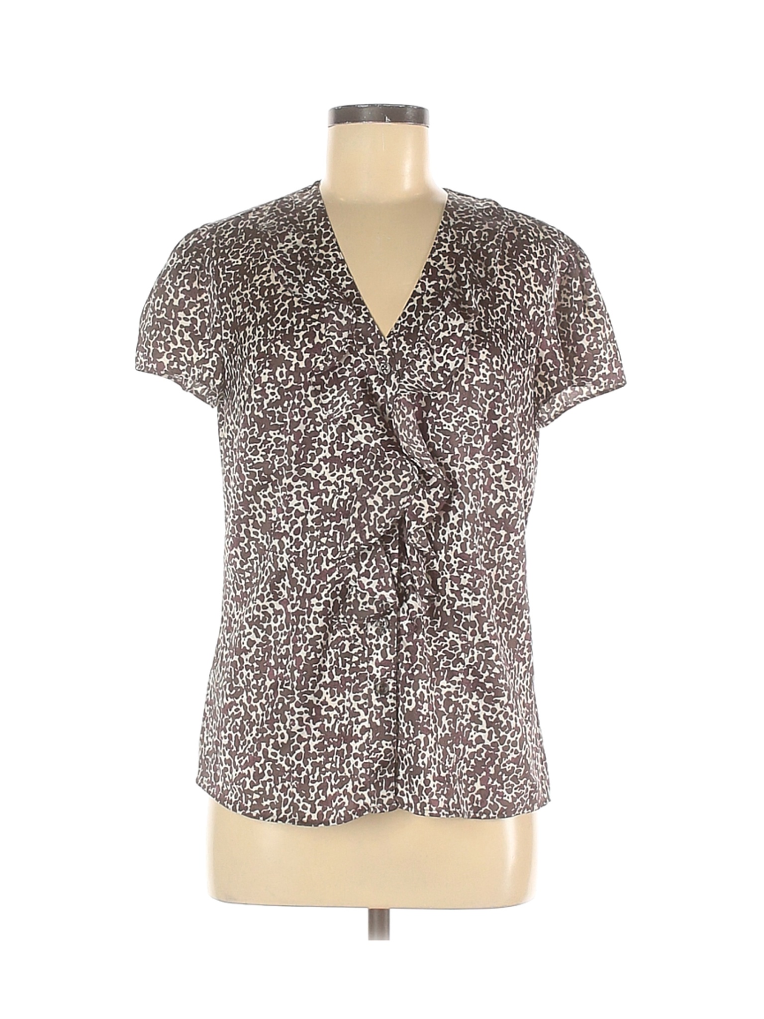 ann taylor short sleeve blouse