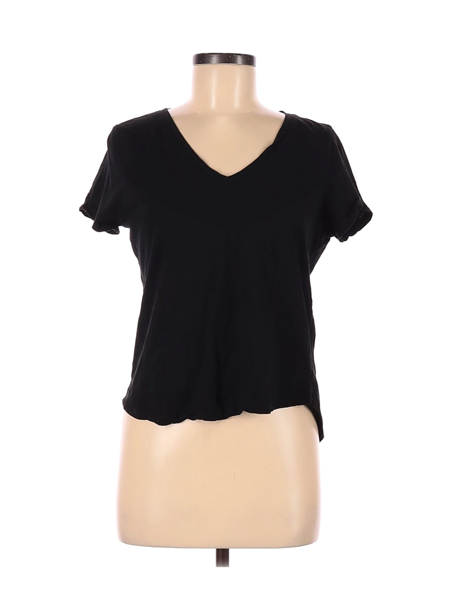 black short sleeve shirts women's