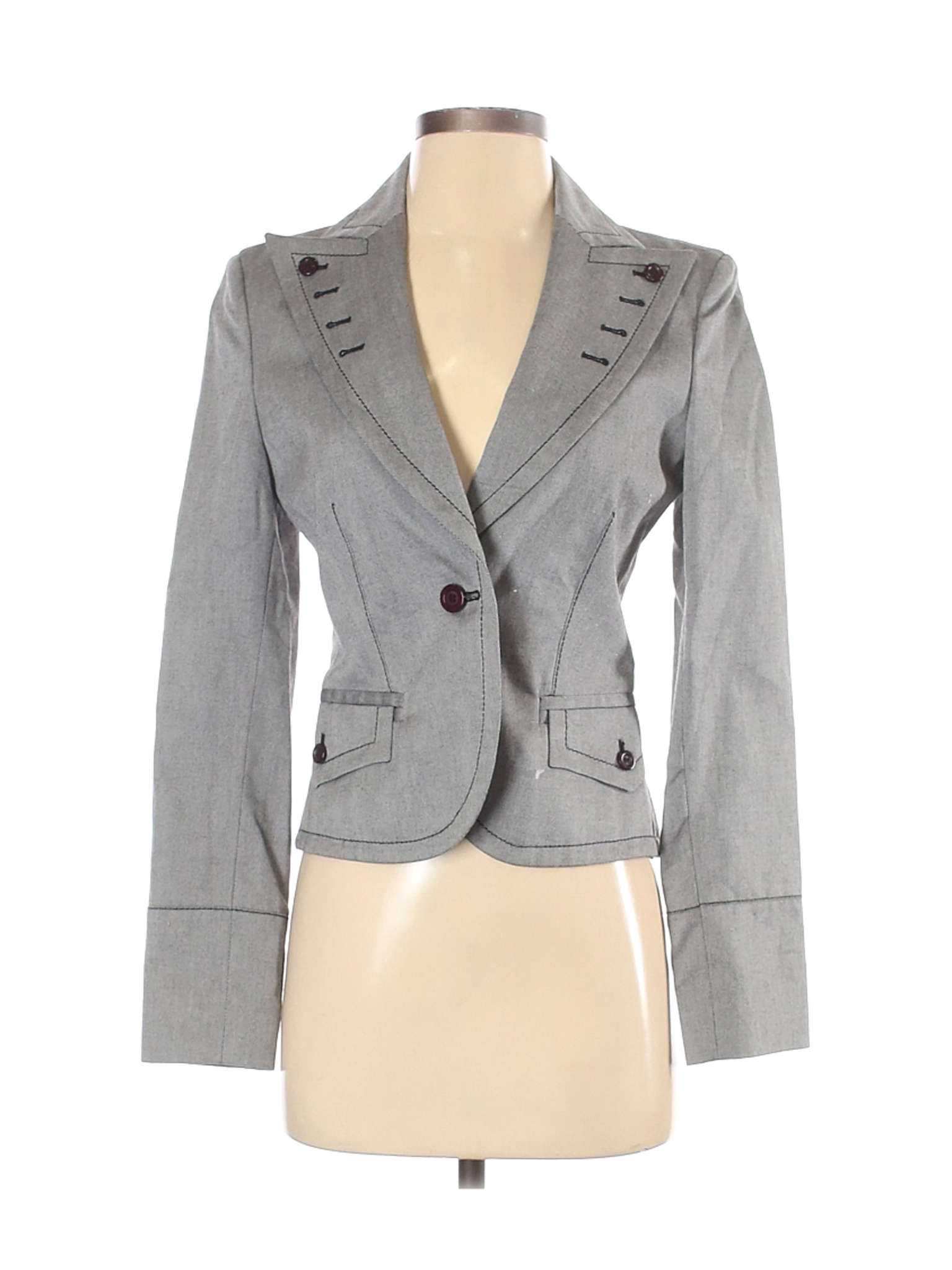 Valentino Women Gray Blazer 40 italian | eBay