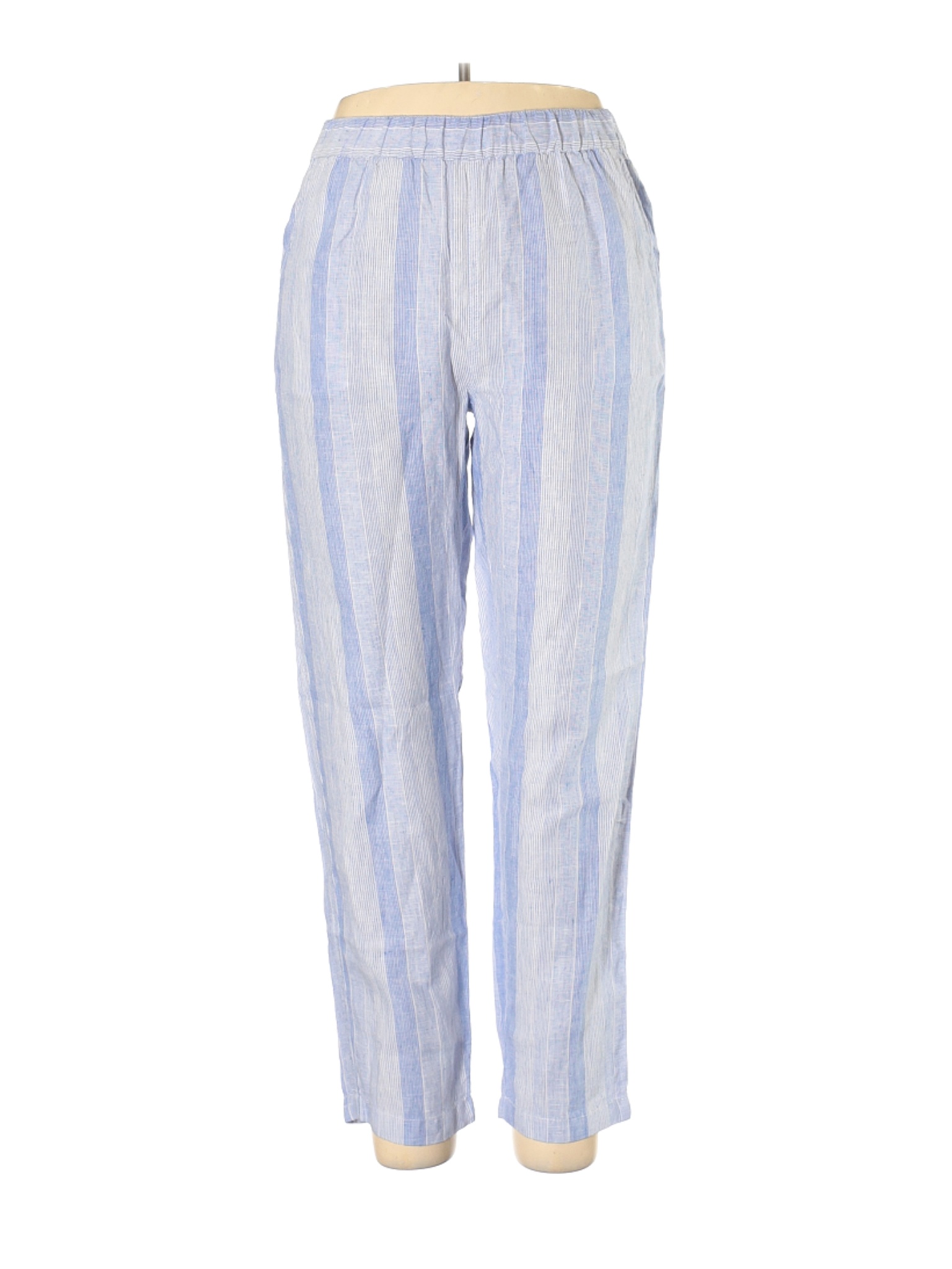 C&C California Women Blue Linen Pants M | eBay