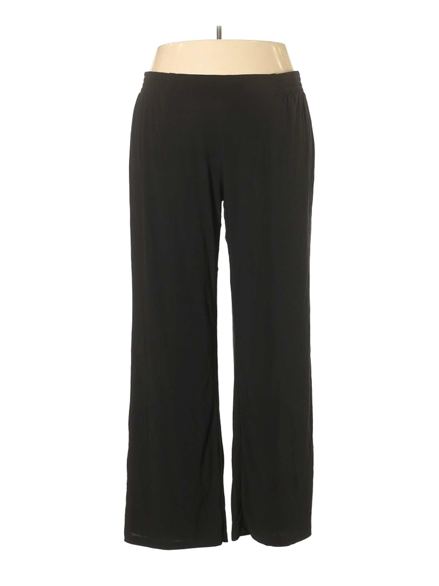 IMAN Women Black Casual Pants 3X Plus | eBay