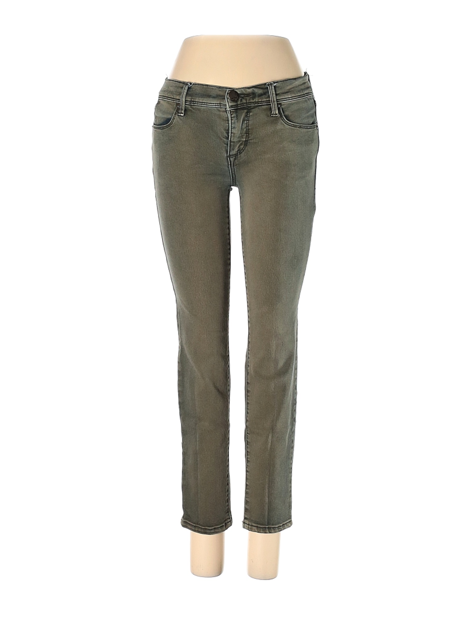 green jeggings womens