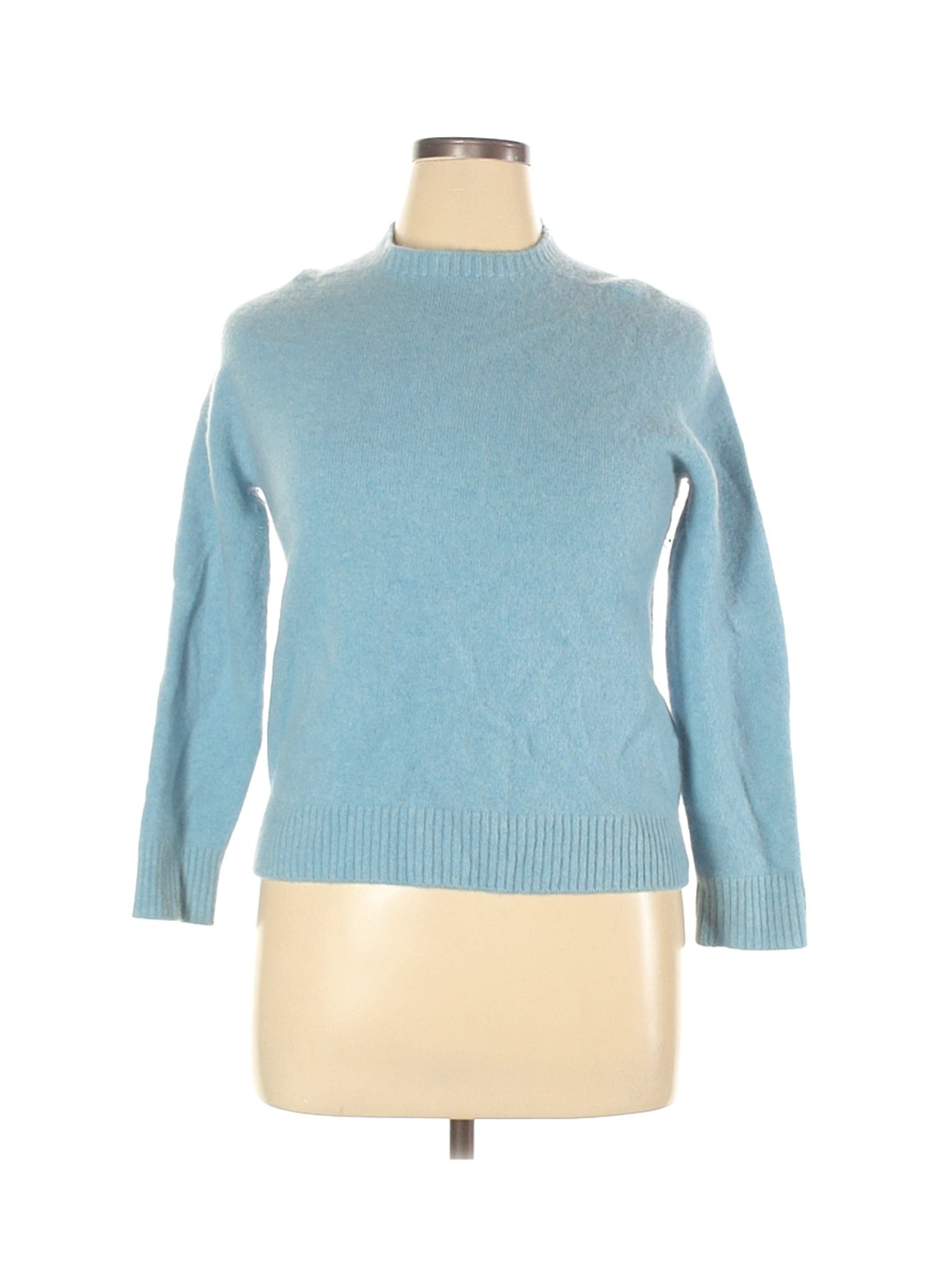 Lands' End Women Blue Wool Pullover Sweater XL | eBay