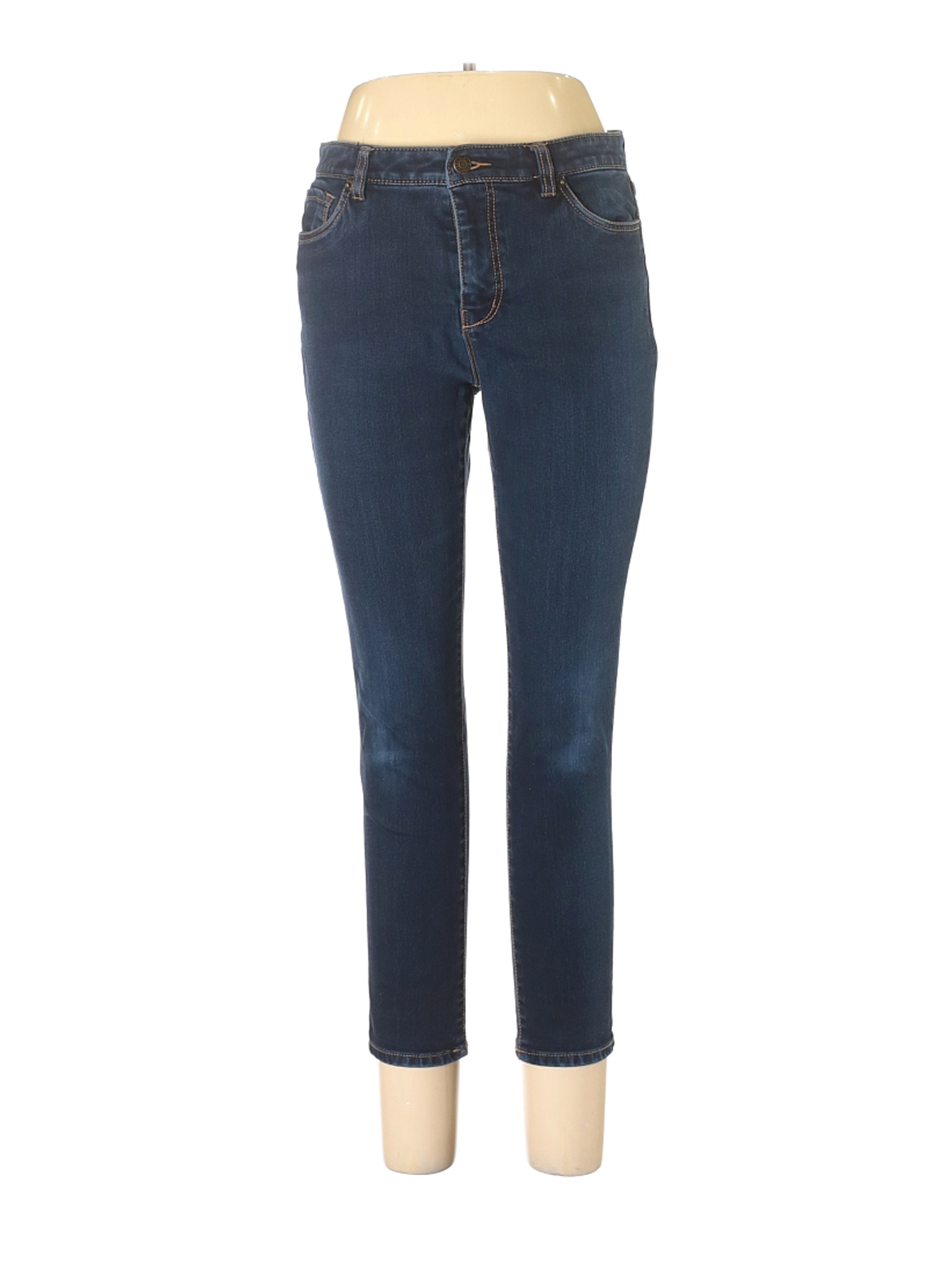 L.L.Bean Signature Solid Blue Jeans Size 12 73 off ThredUp