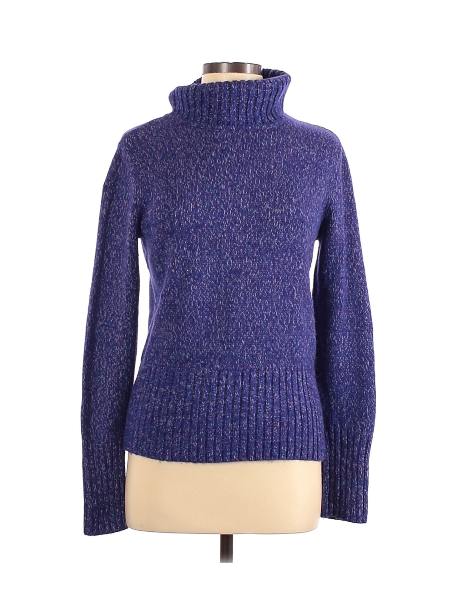 Daisy Fuentes Women Purple Turtleneck Sweater M | eBay