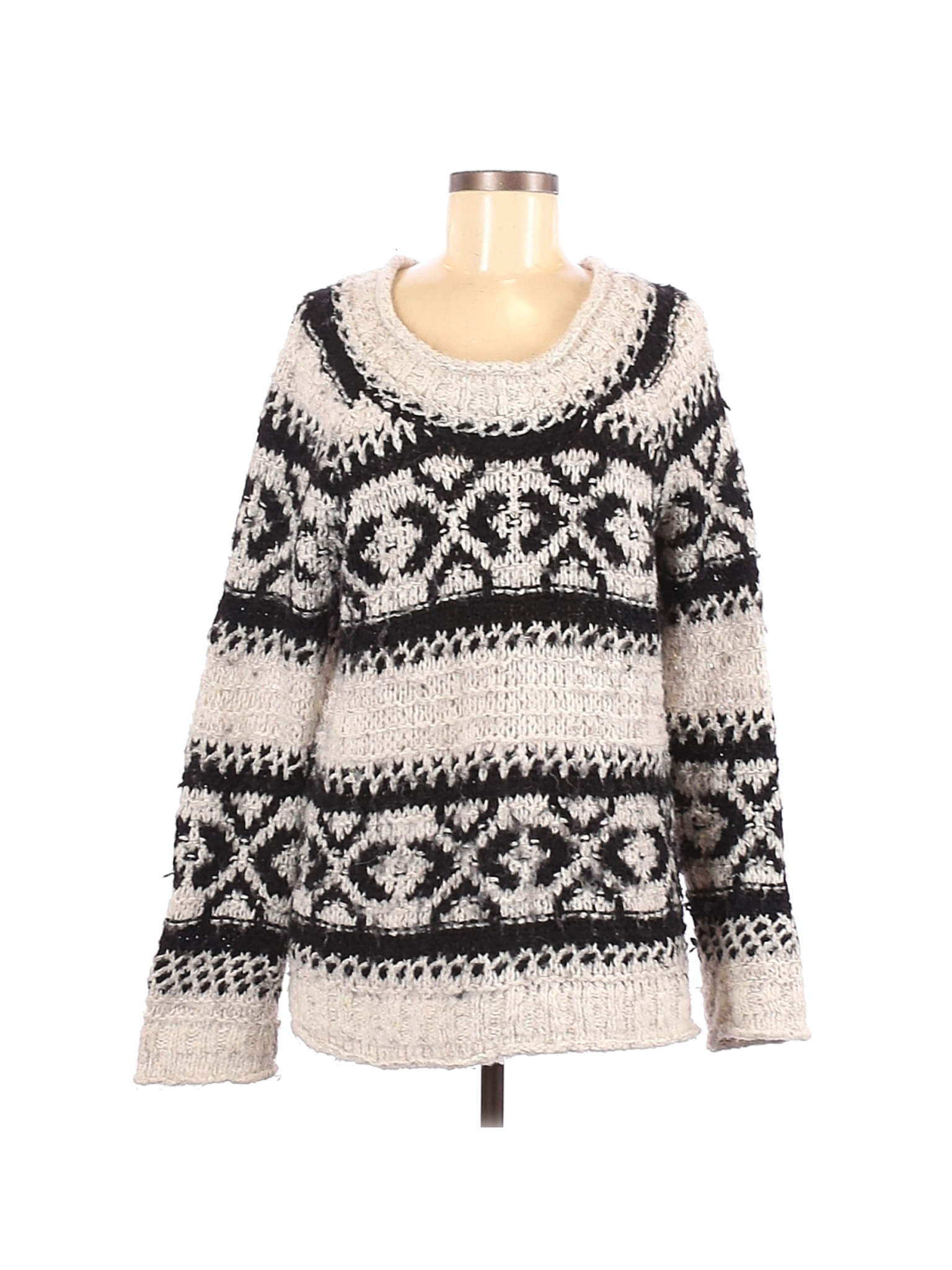 Free People Women Black Pullover Sweater M | eBay