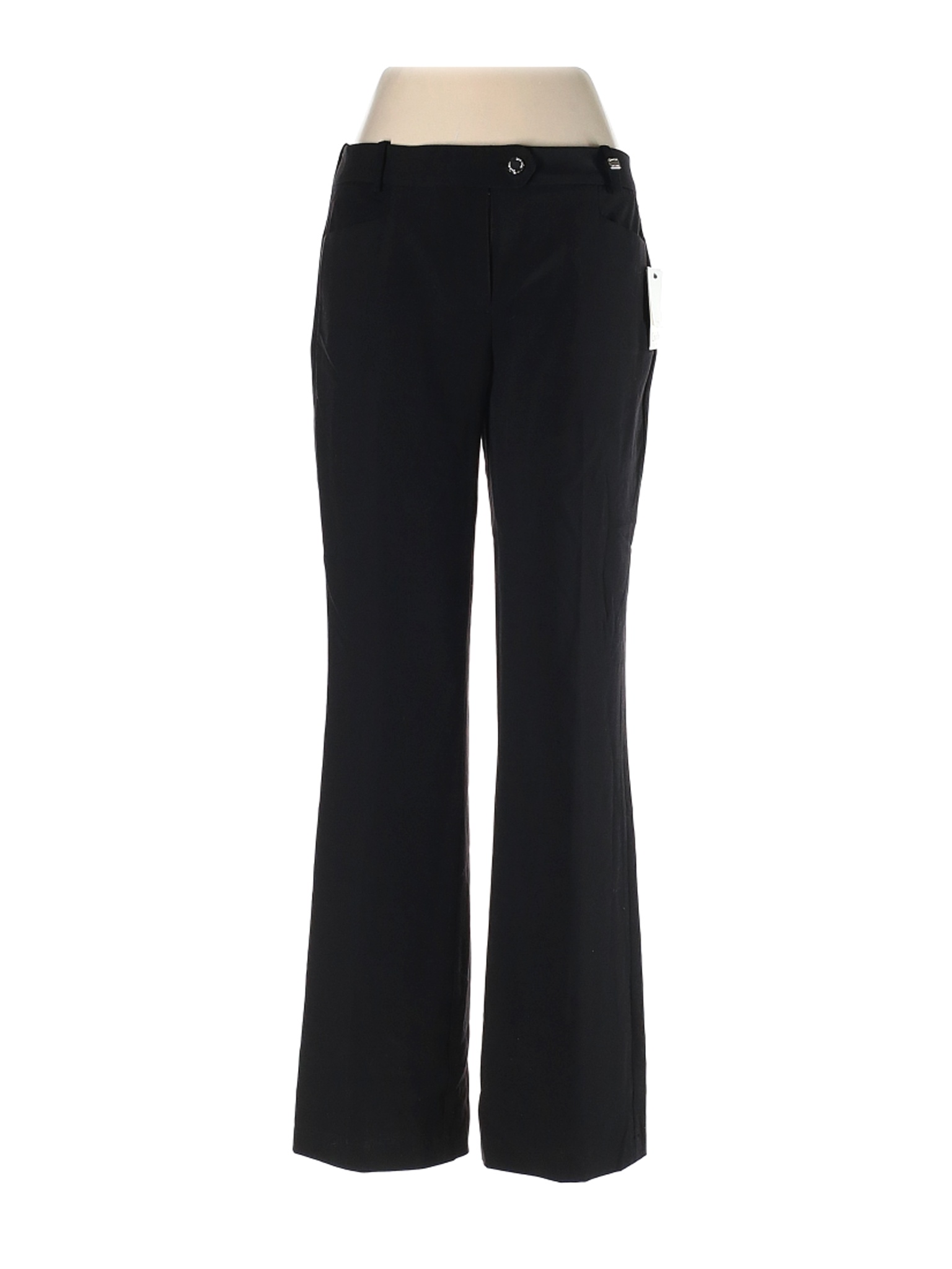 NWT Calvin Klein Women Black Dress Pants 2 | eBay