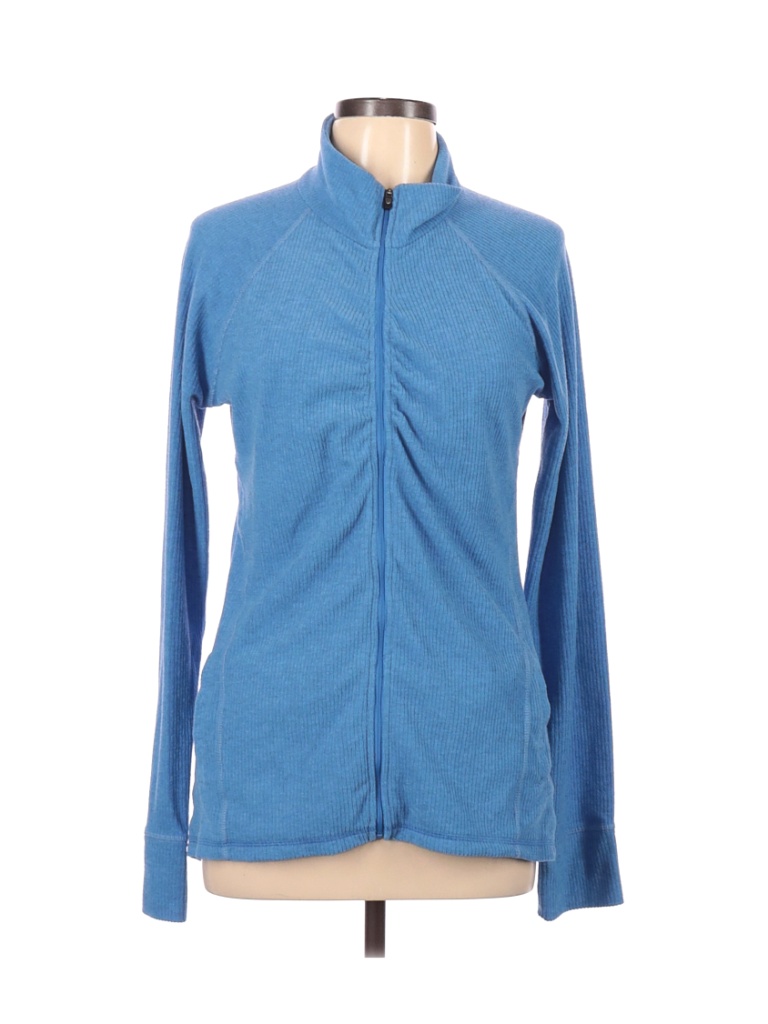 Kuhl 100% Polyester Solid Blue Track Jacket Size L - 37% off | thredUP