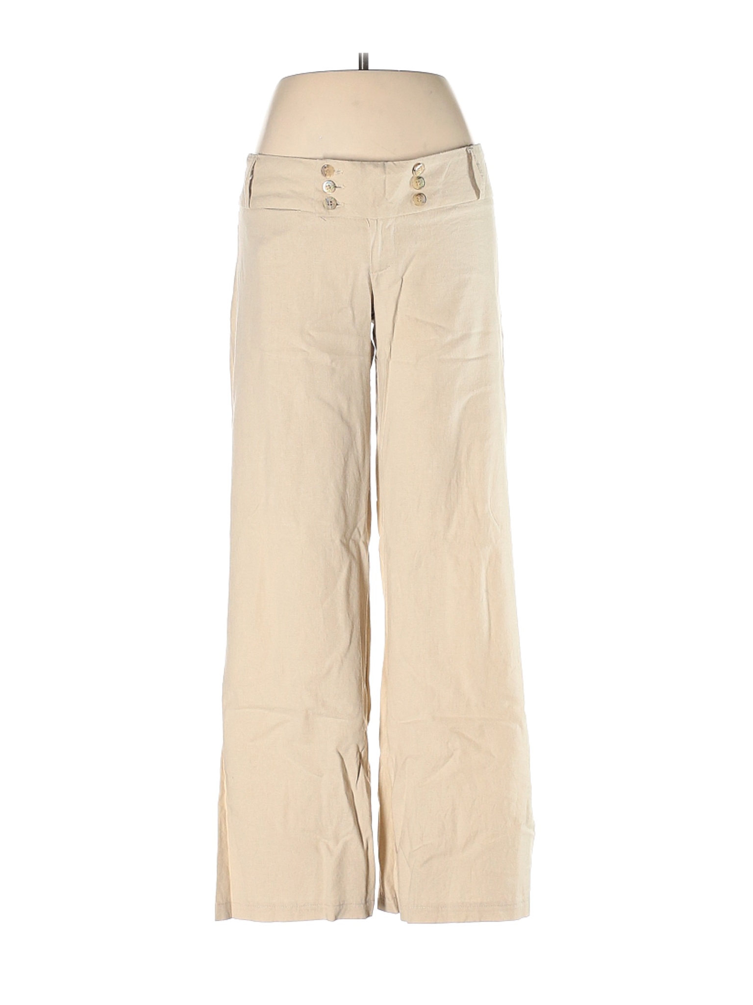 brown linen pants