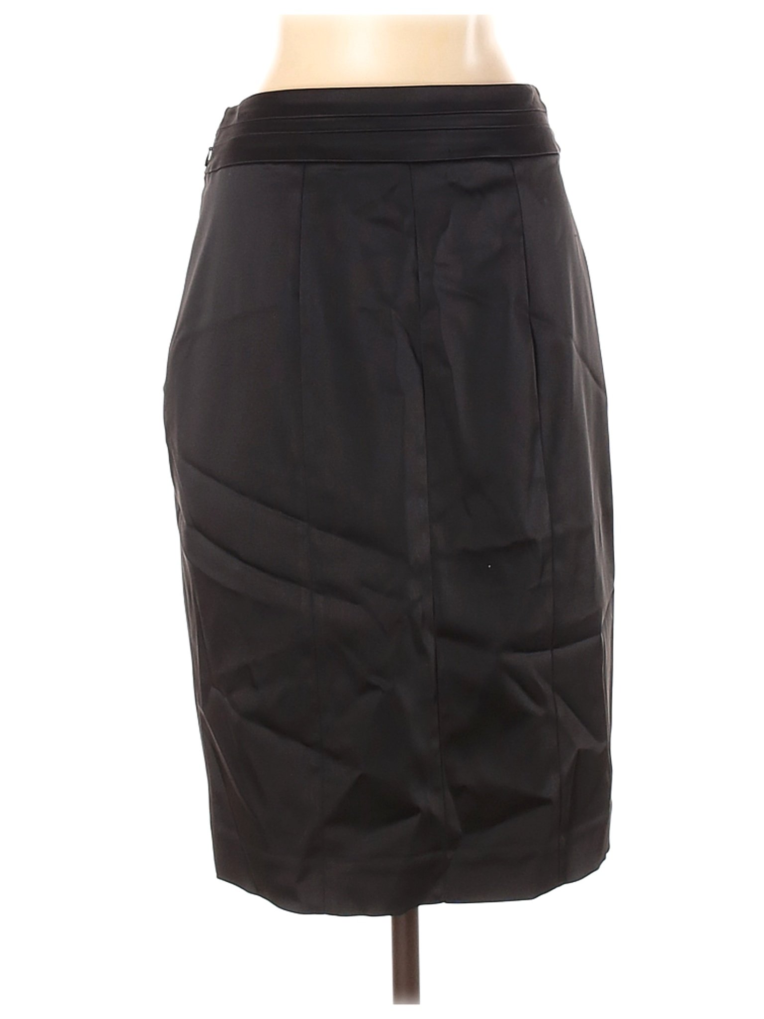White House Black Market Women Black Casual Skirt 4 | eBay