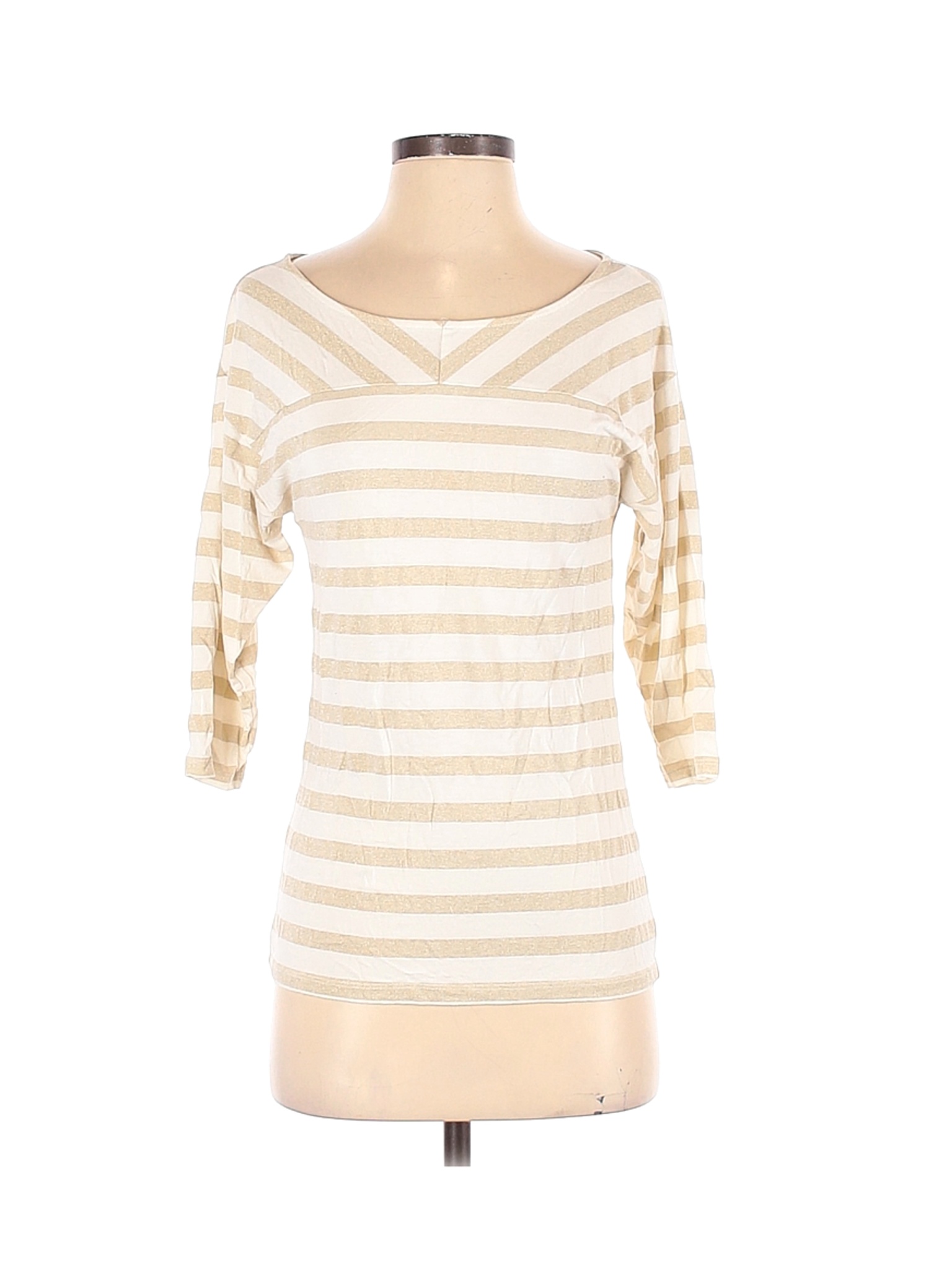 The Limited Women Ivory 3/4 Sleeve Top S | eBay