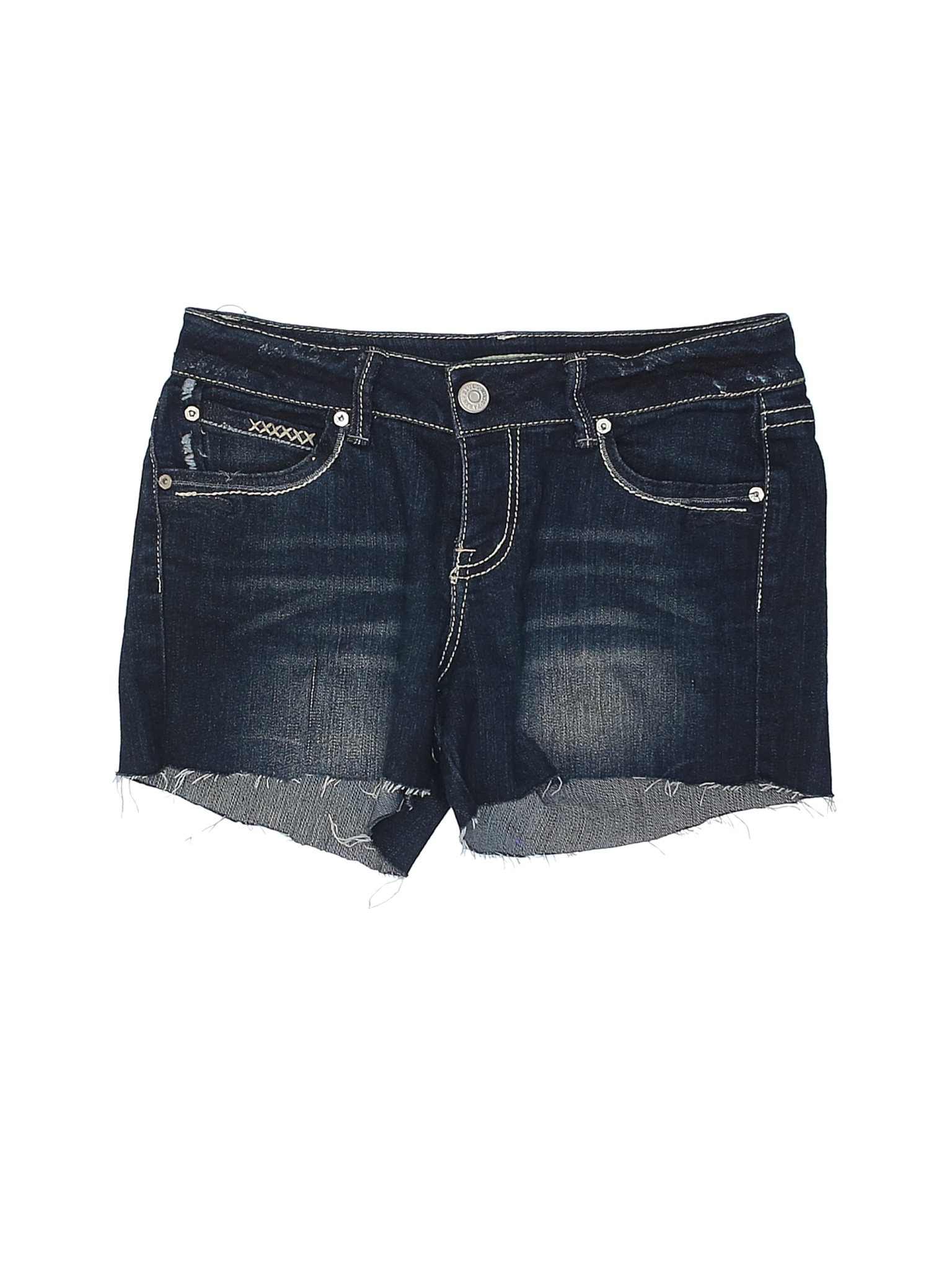 paris blues jean shorts