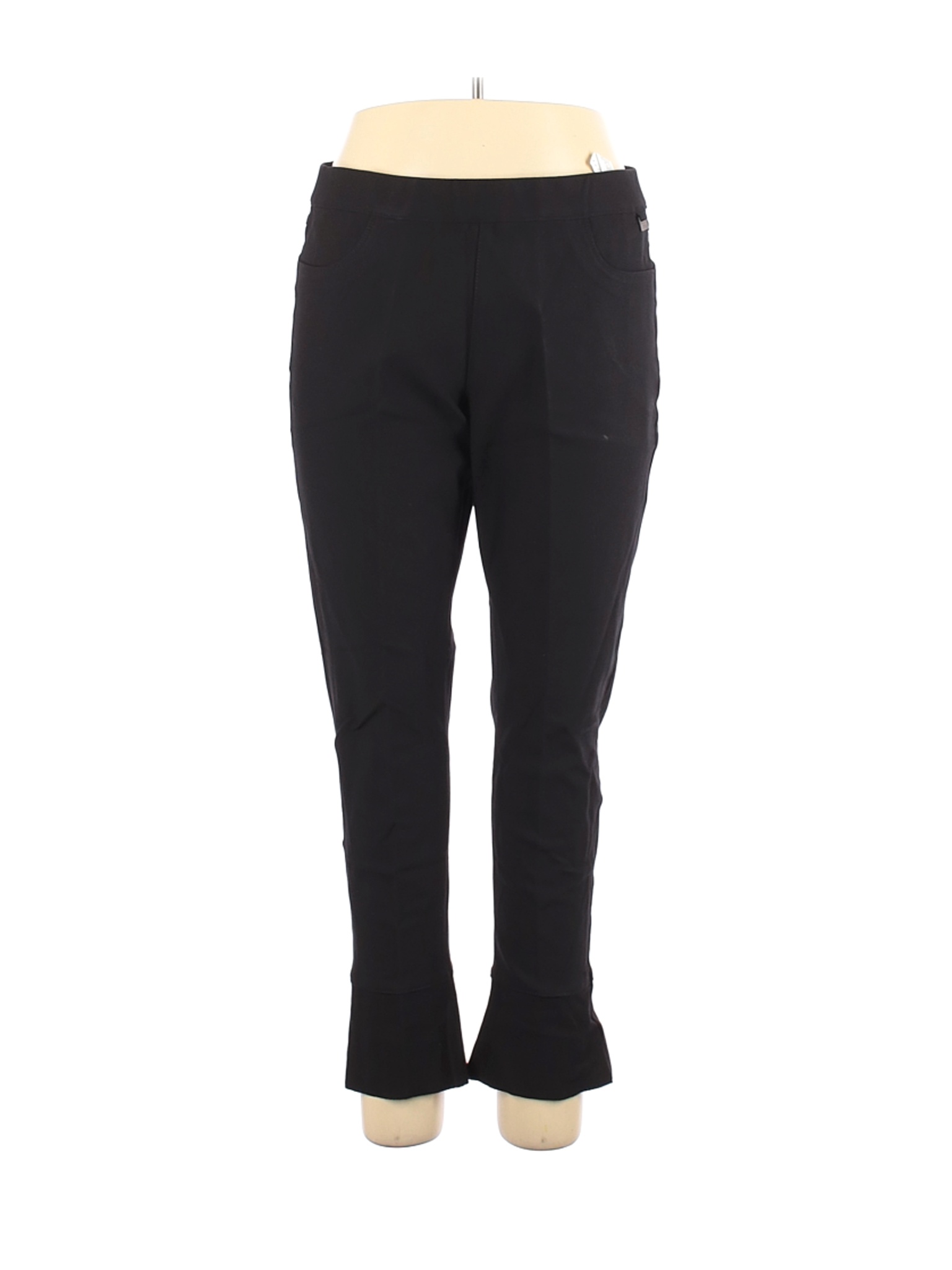 NWT FDJ Women Black Casual Pants 16 | eBay
