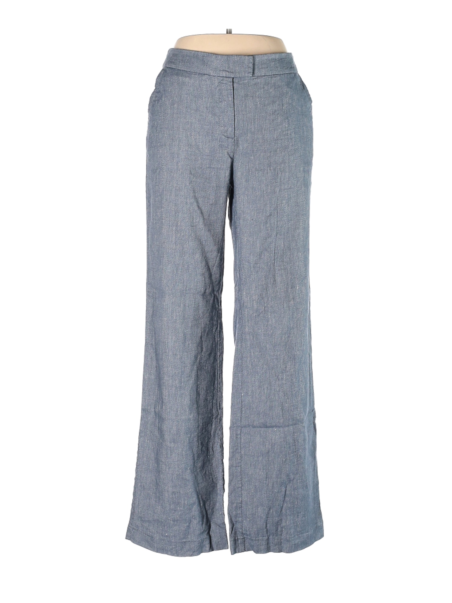Boden Women Gray Linen Pants 10 | eBay