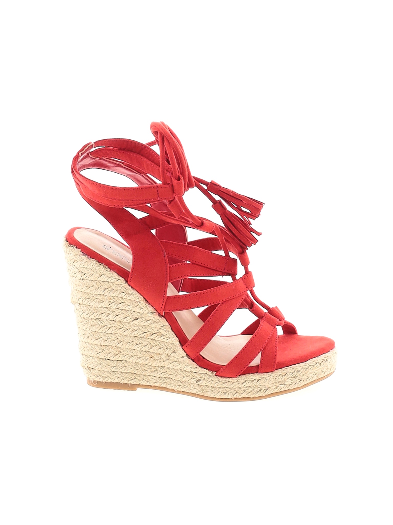 NWT Shoedazzle Women Red Wedges US 6 | eBay