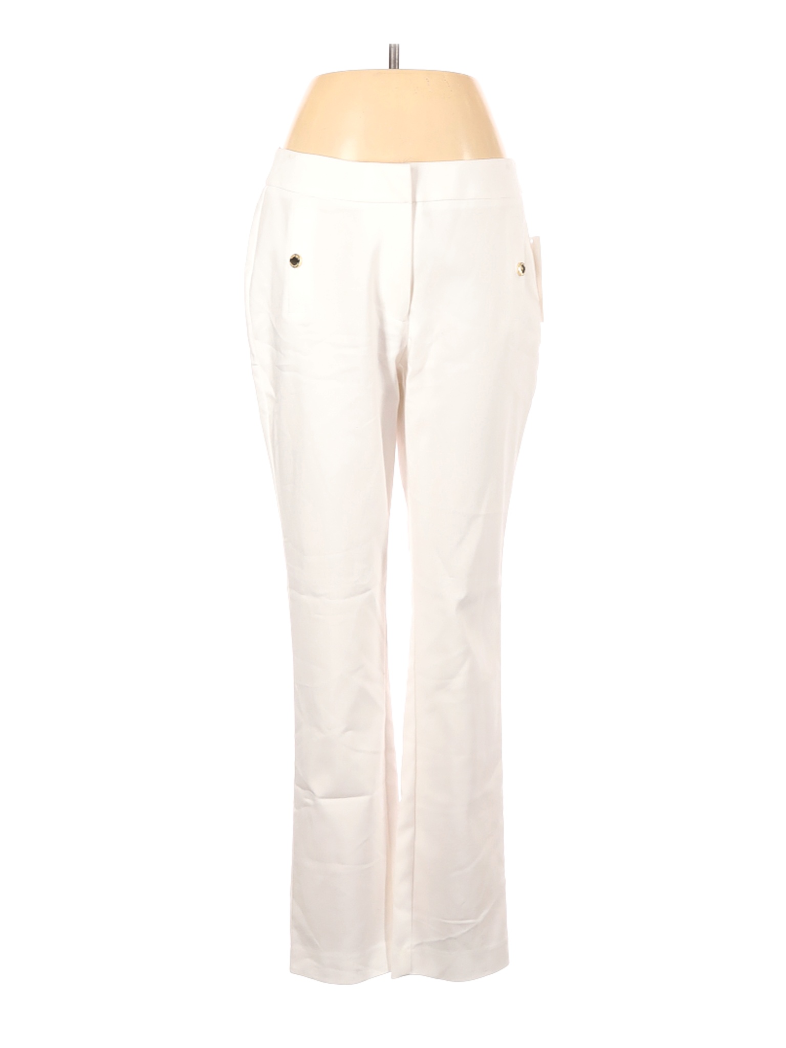 NWT Calvin Klein & Co. Women White Casual Pants 4 | eBay