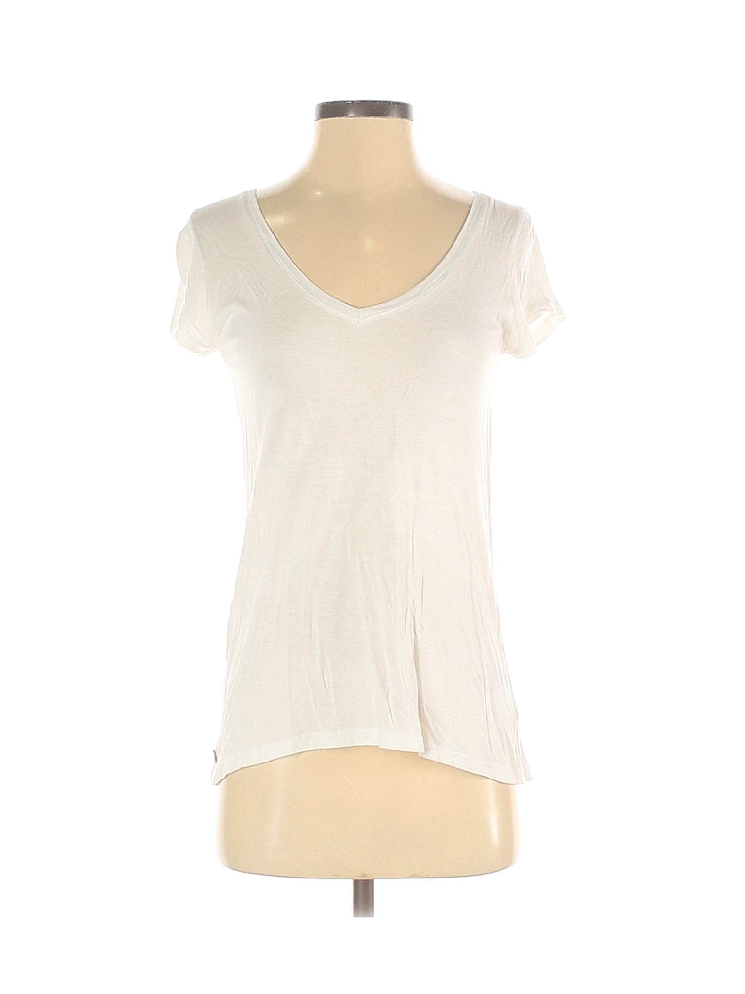 Assorted Brands Women Ivory Short Sleeve T-Shirt XS | eBay