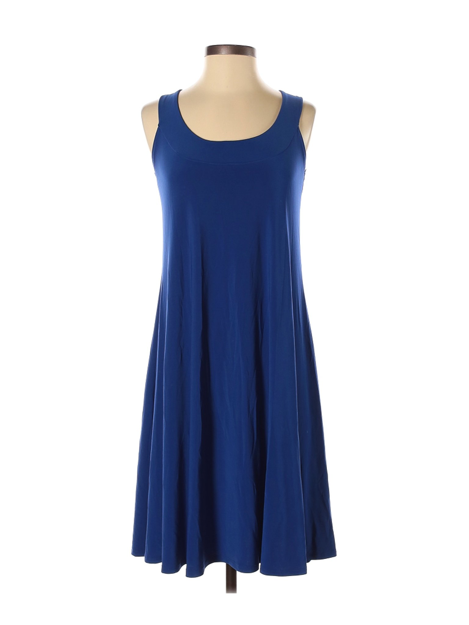 Ellen Parker Women Blue Casual Dress S | eBay