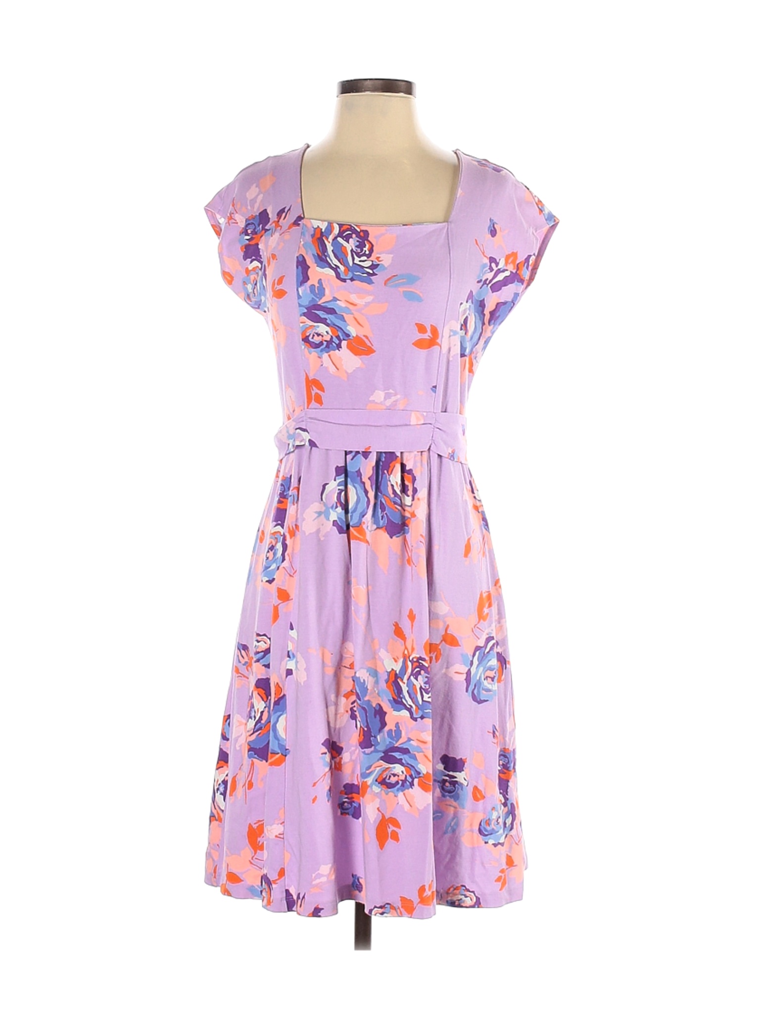 Lands' End Women Purple Casual Dress S | eBay