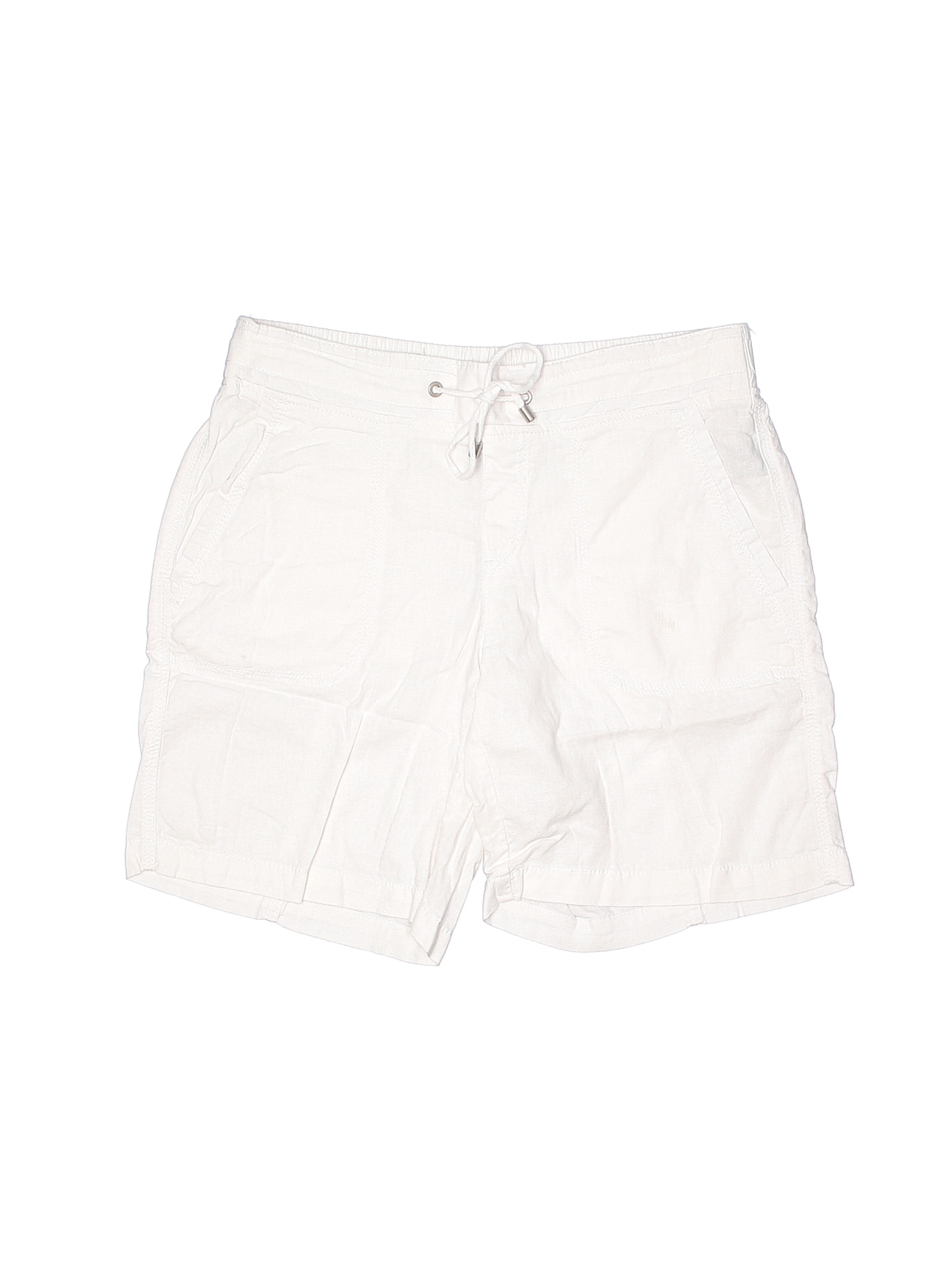 Intro Women White Khaki Shorts 6 | eBay