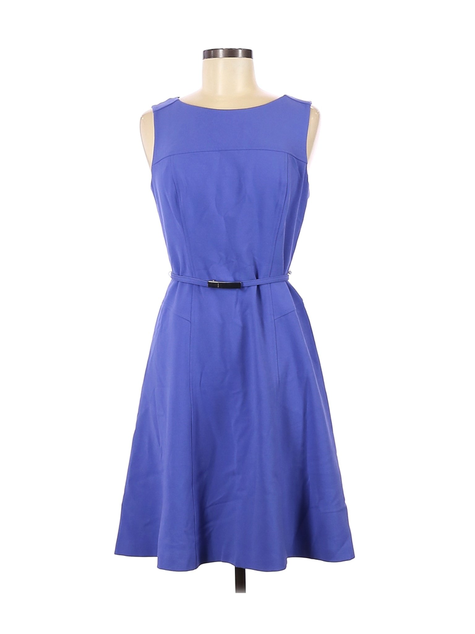 White House Black Market Women Blue Casual Dress 6 | eBay