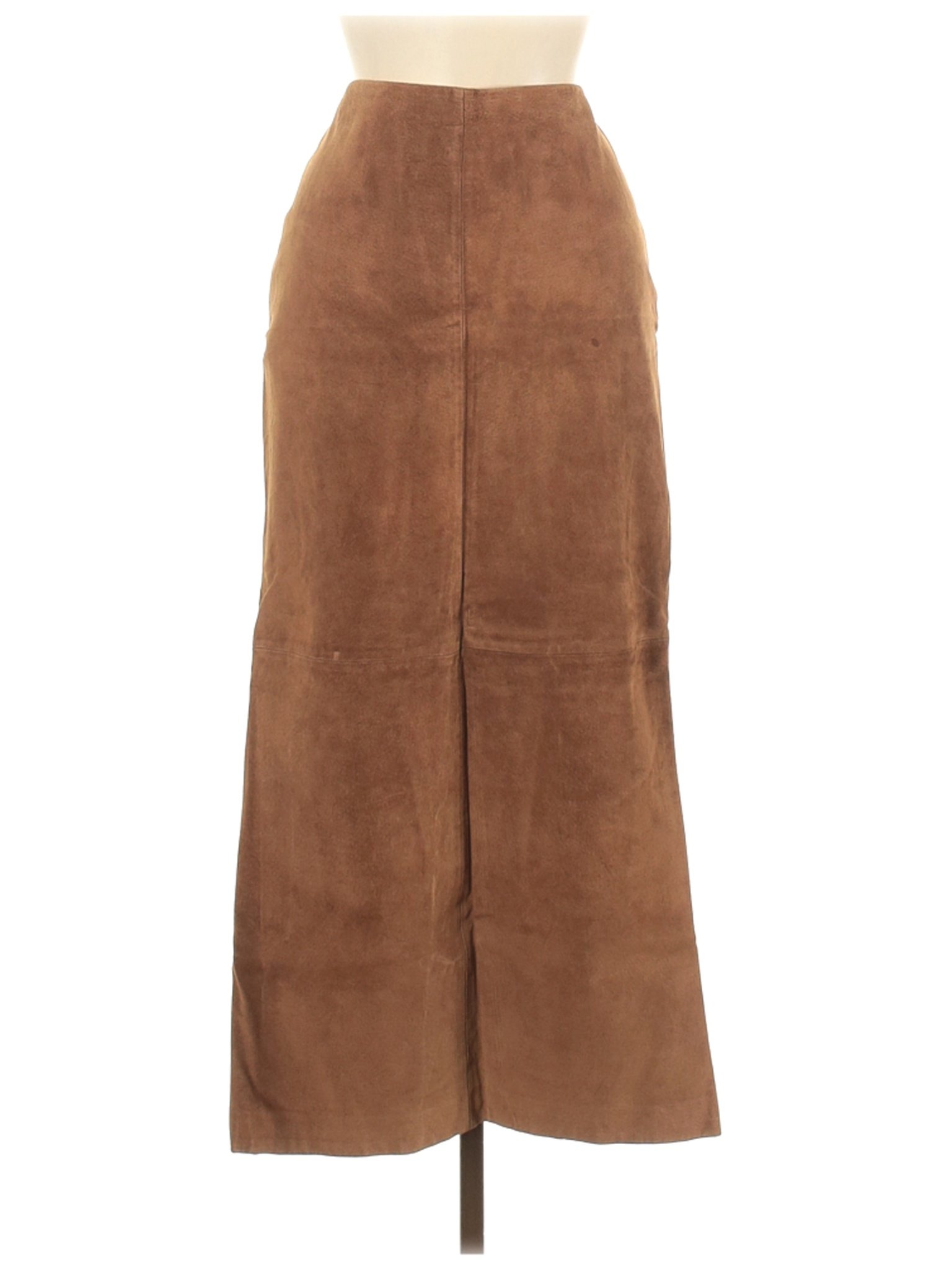 Lauren by Ralph Lauren Women Brown Leather Skirt 8 | eBay