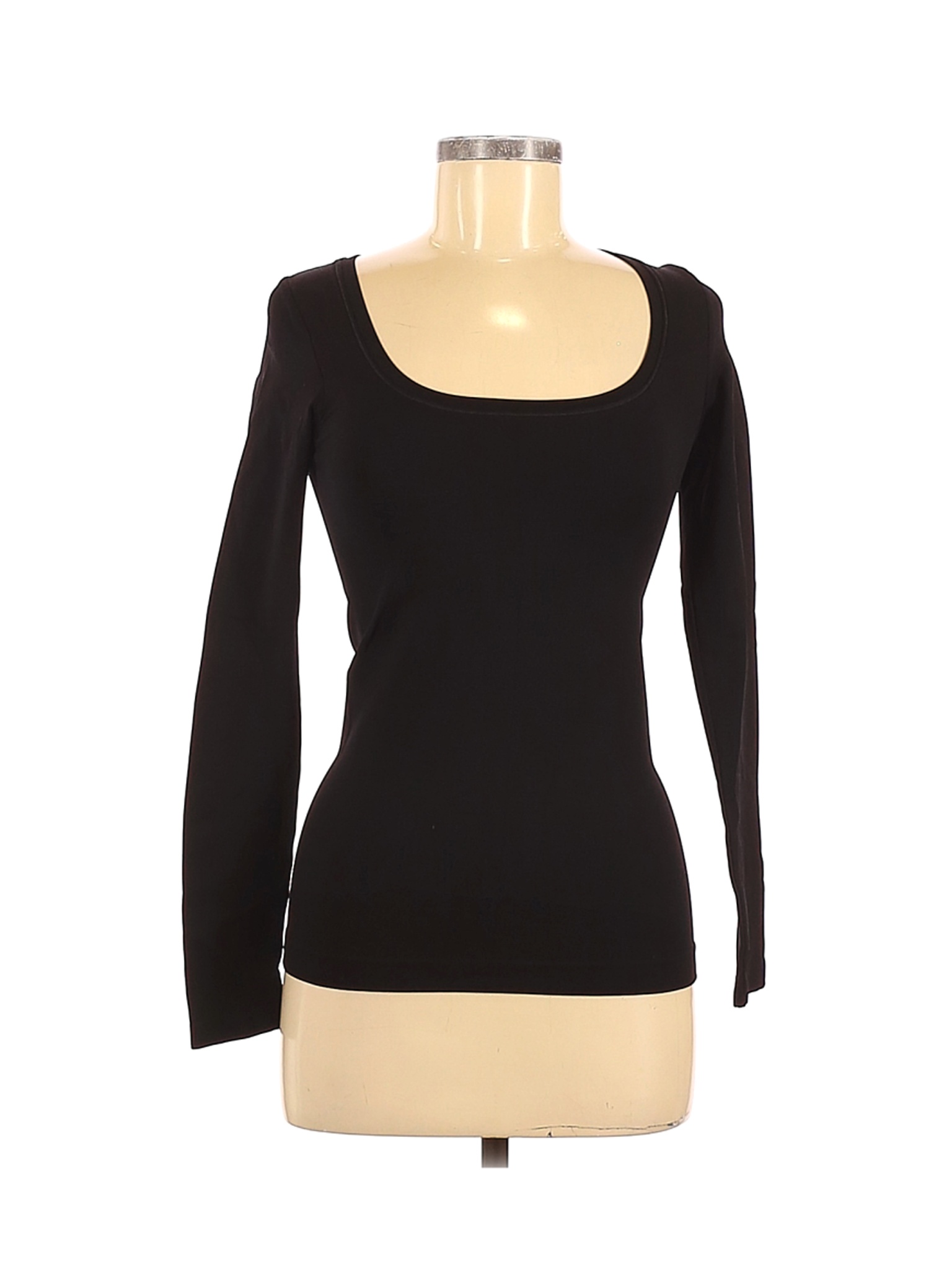 White House Black Market Women Black Long Sleeve T-Shirt S | eBay