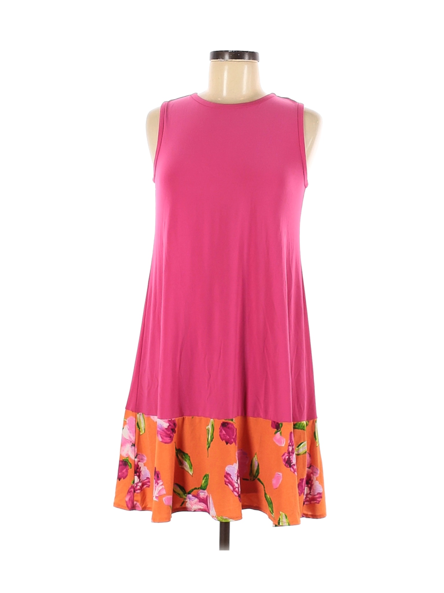 Isaac Mizrahi Women Pink Casual Dress 6 | eBay