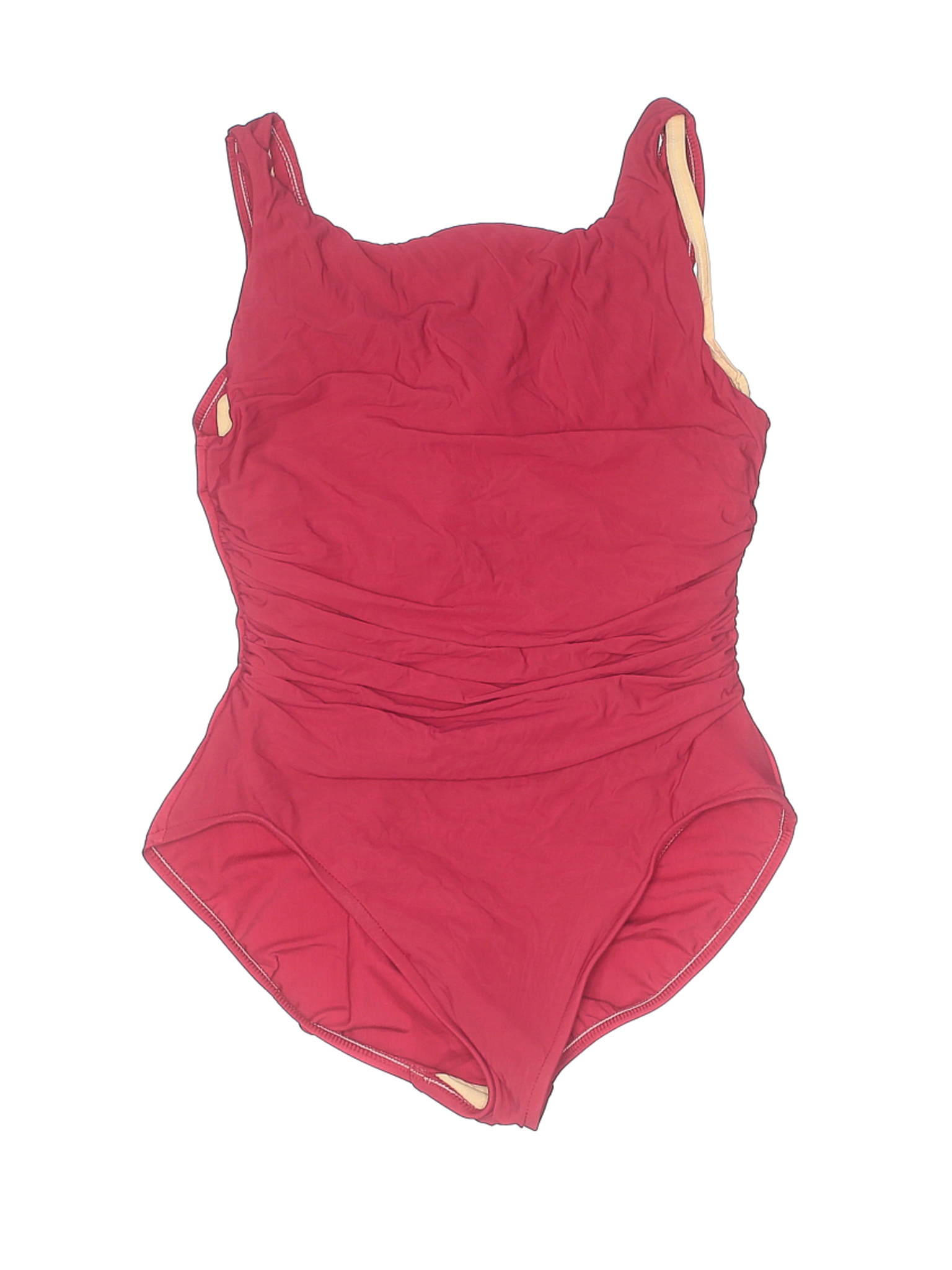 Miraclesuit Women Red One Piece Swimsuit 14 | eBay