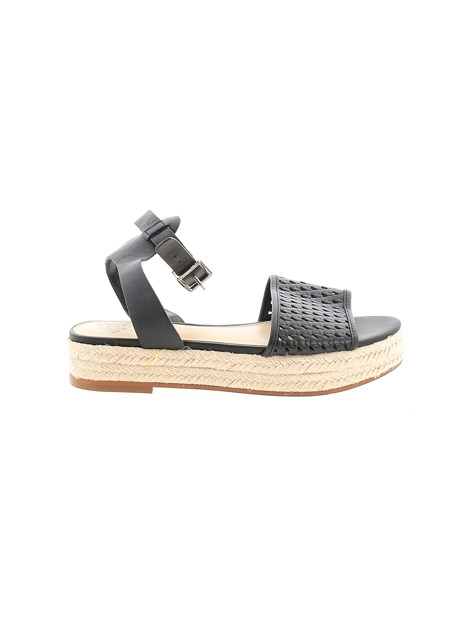 vince camuto black flat sandals