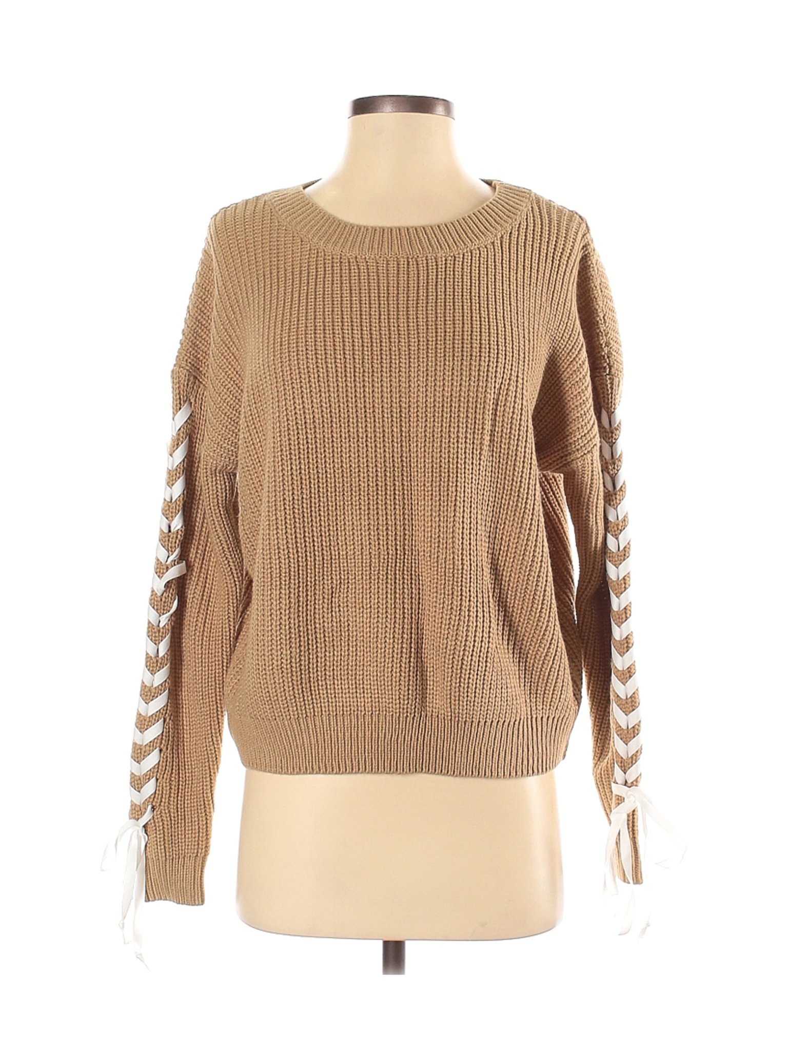 Shein Women Brown Pullover Sweater S | eBay