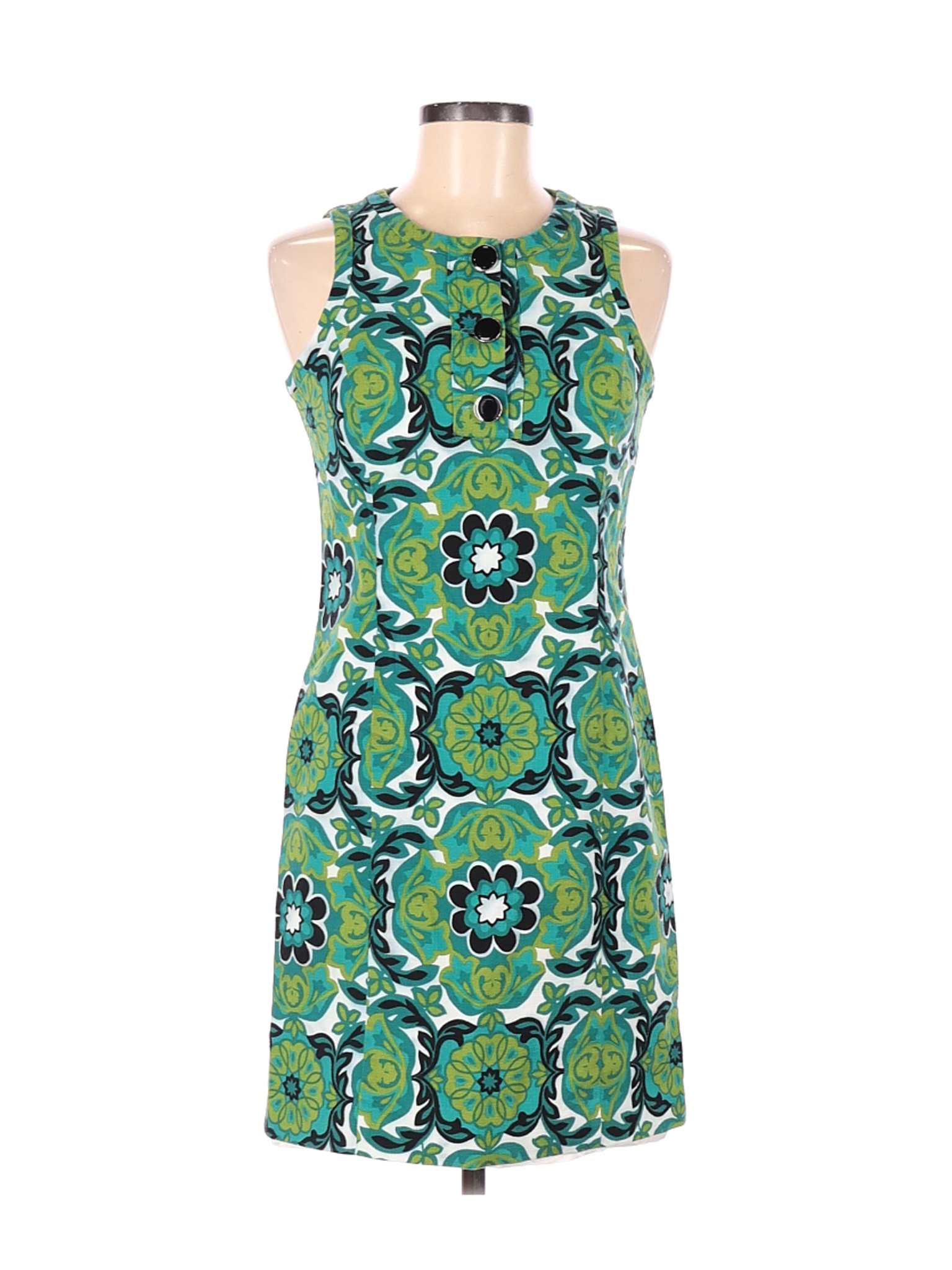 Ann Taylor Women Green Casual Dress 6 Petites | eBay