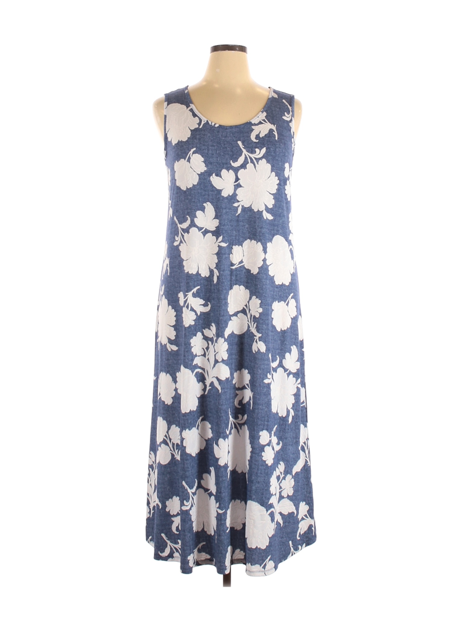 SJS Women Blue Casual Dress XL | eBay