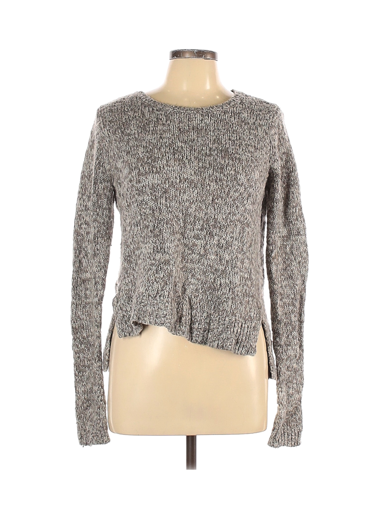 Abercrombie & Fitch Women Gray Pullover Sweater L | eBay
