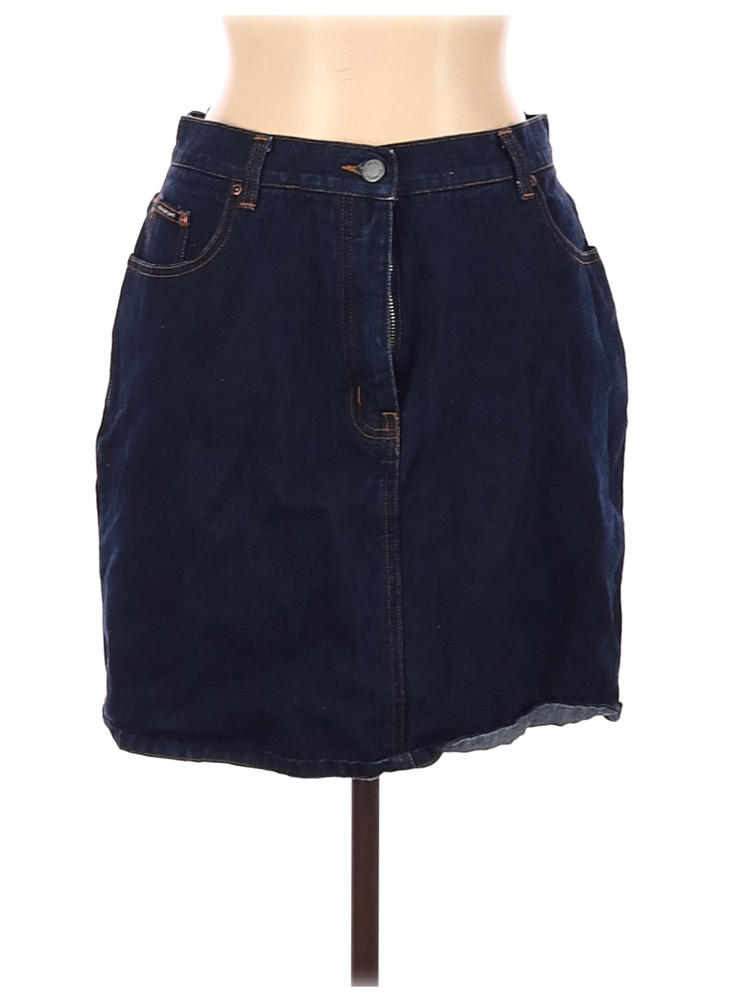 NYDJ Women Blue Denim Skirt 12 | eBay